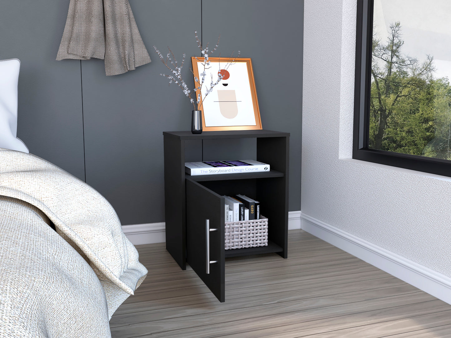 Nordico Nightstand - Black