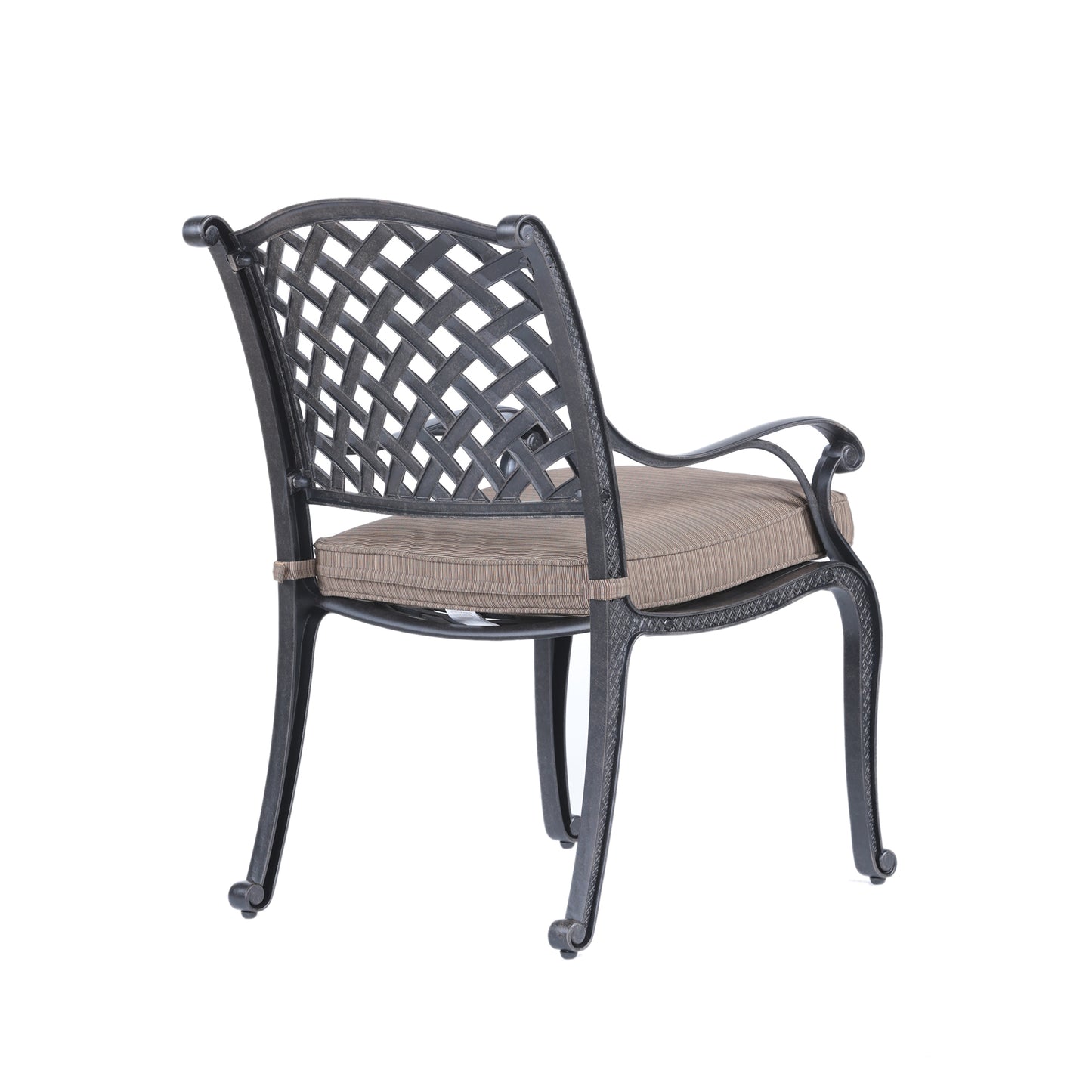 Mico Patio Dining Armchair With Cushion - Brown