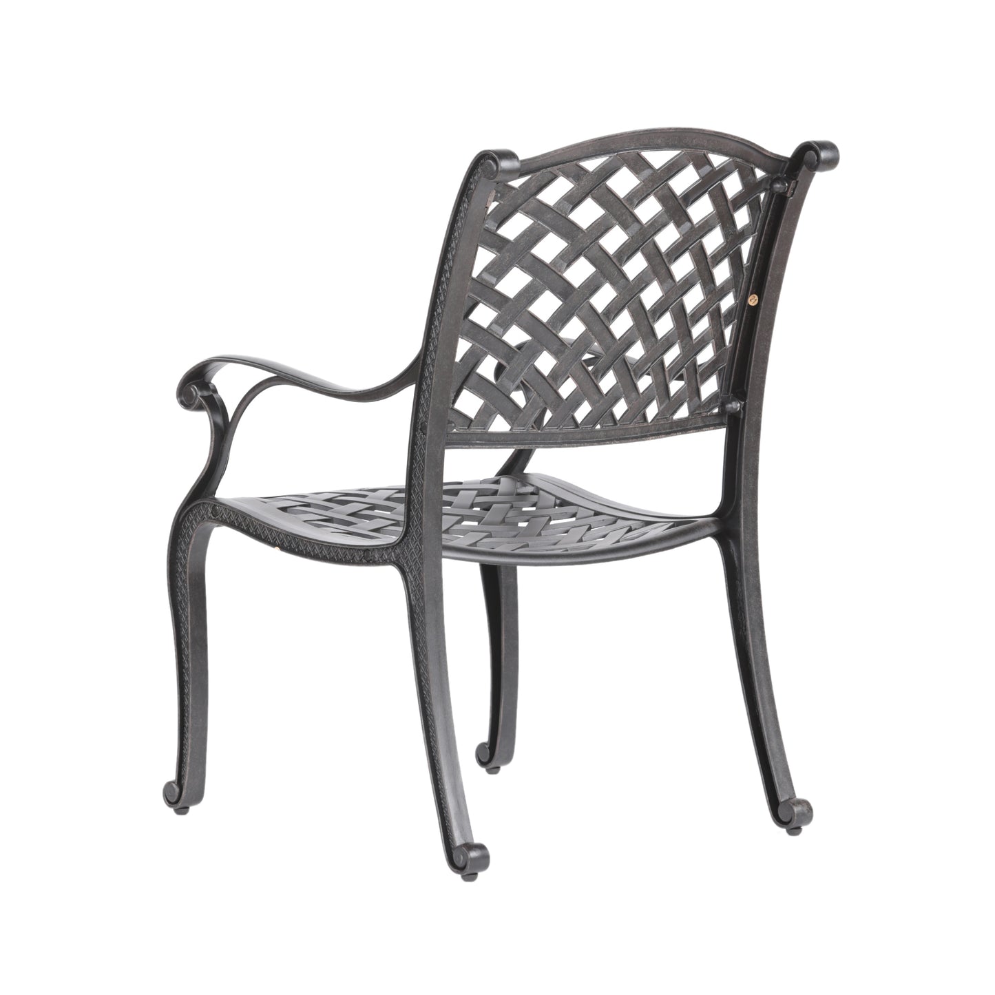 Mico Patio Dining Armchair With Cushion - Brown