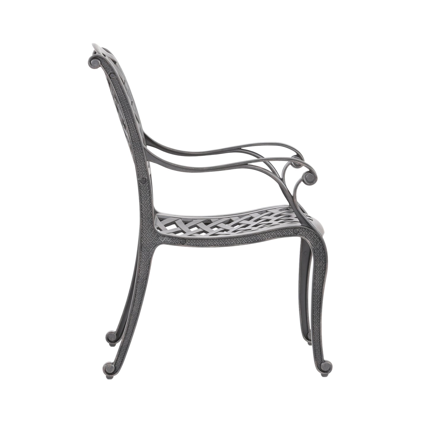Mico Patio Dining Armchair With Cushion - Brown