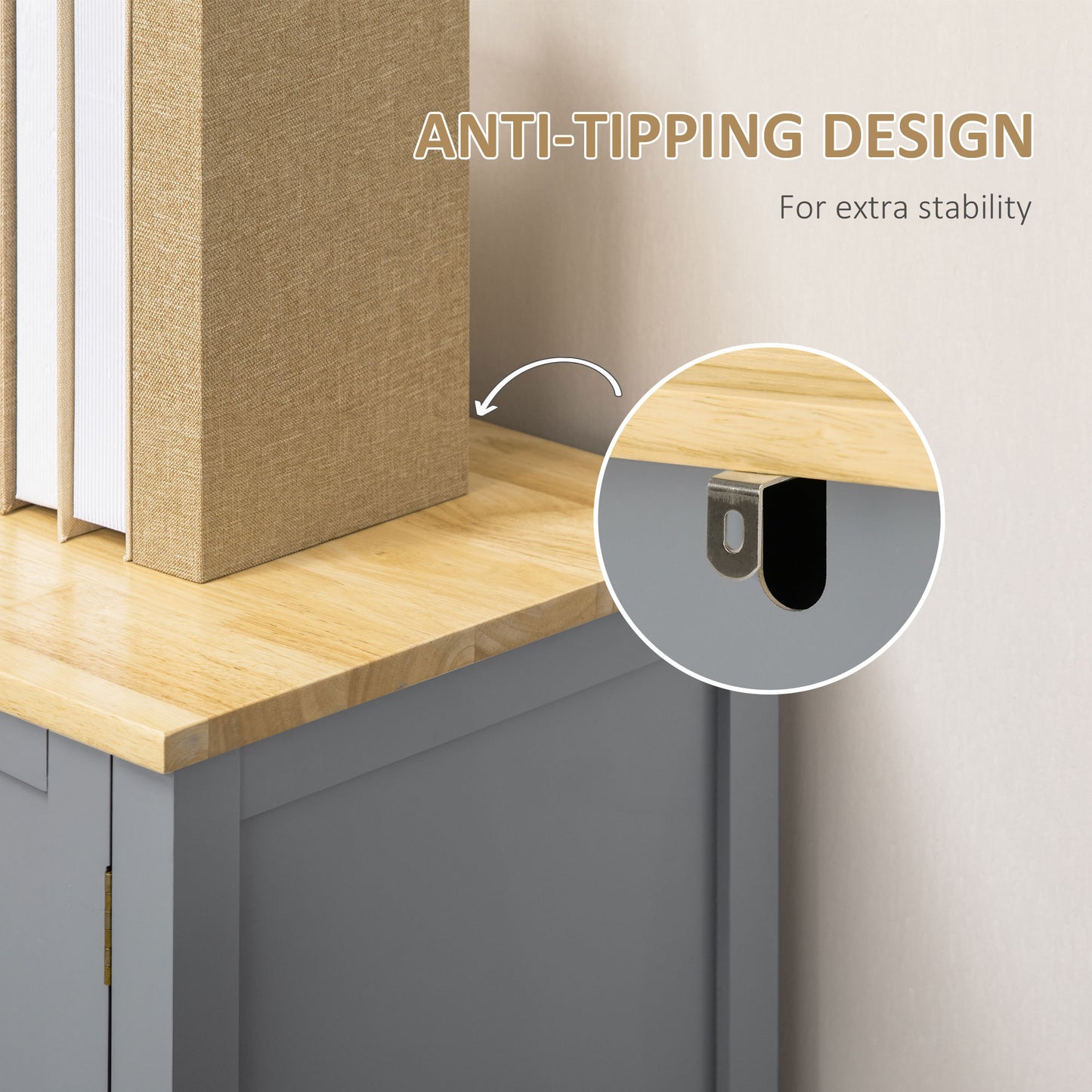 Clara Sideboard Buffet - Gray
