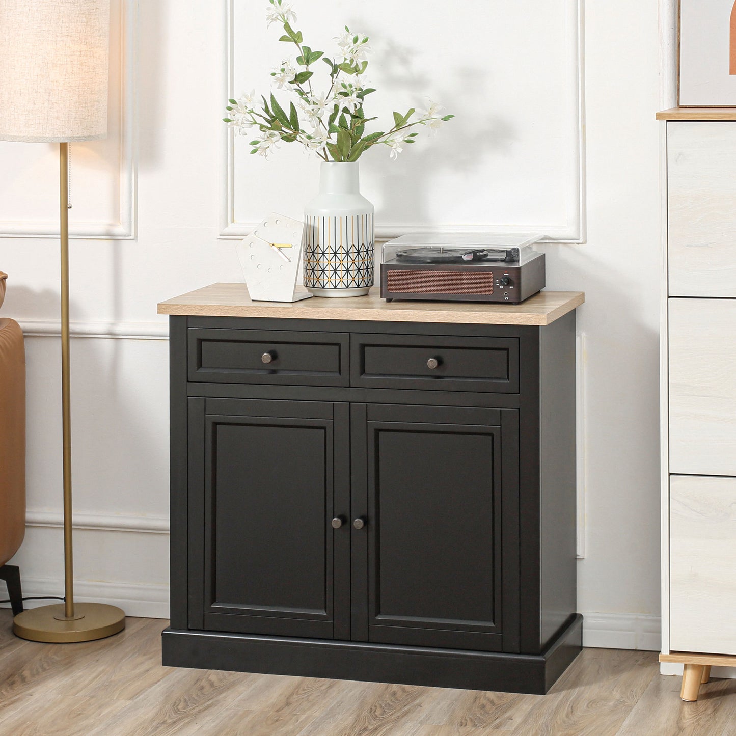 Esco Sideboard Buffet - Black
