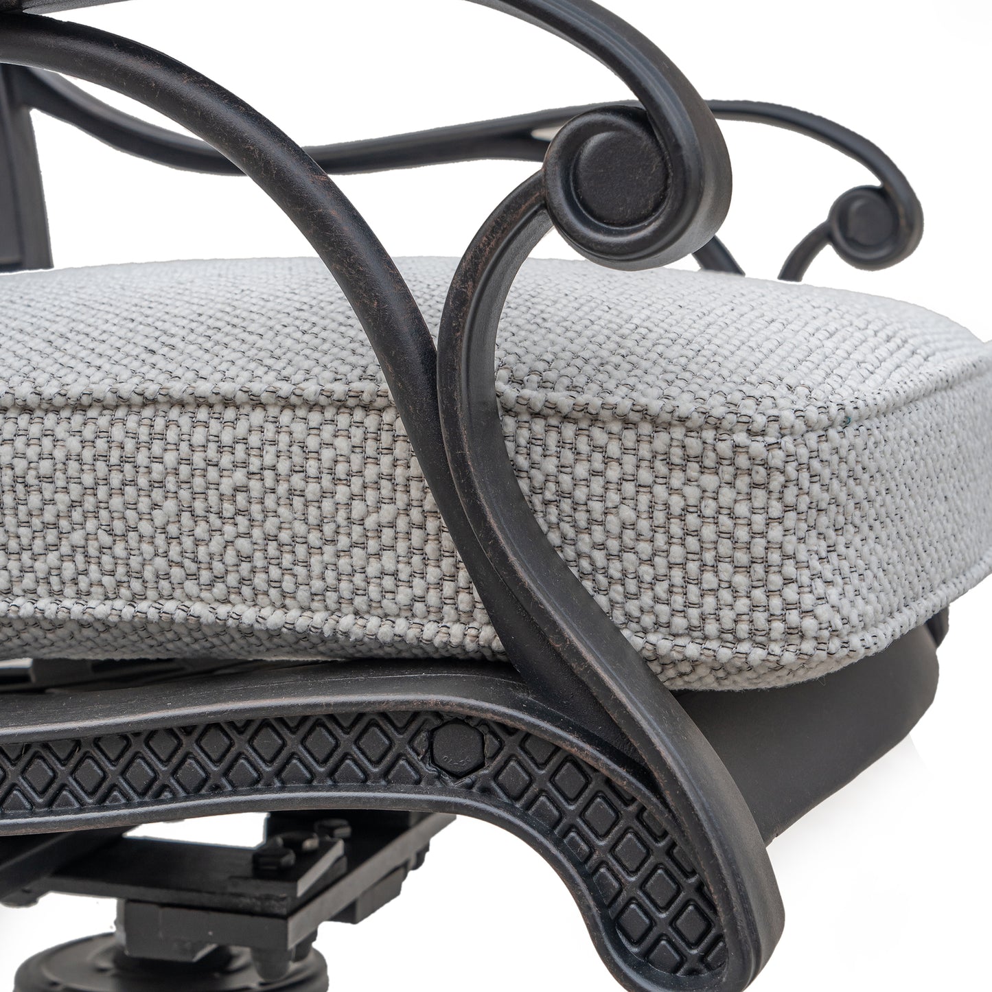 Kowa Outdoor Dining Swivel Rockers with Cushions (Set of 2)