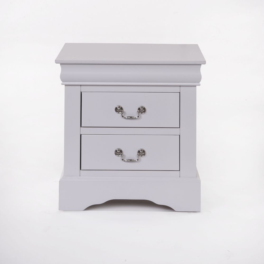 Louis Philippe III Nightstand - White 2