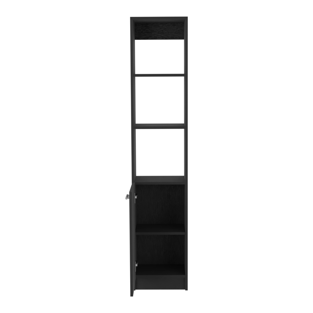 Bello Single Door Cabinet - Black