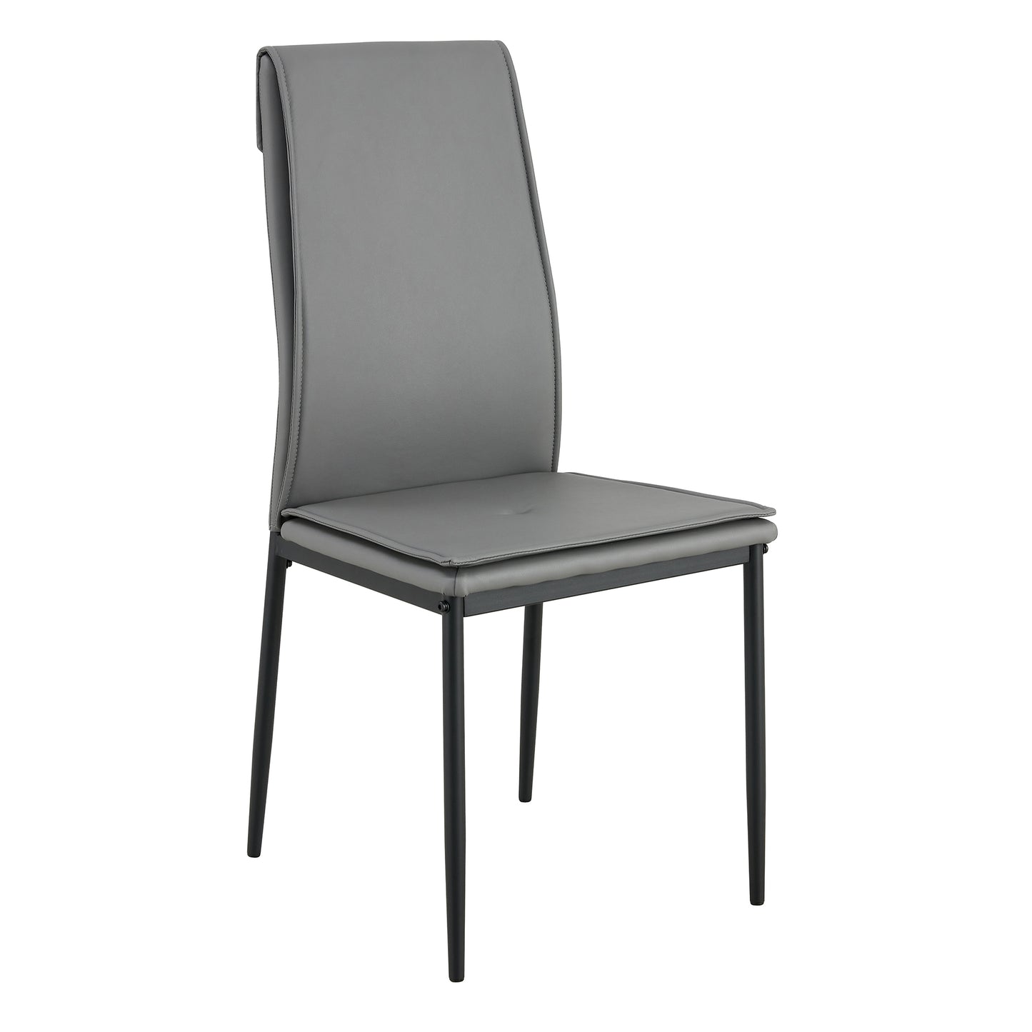 Wester Dining Chairs with Metal Leg (Set of 4) - Gray