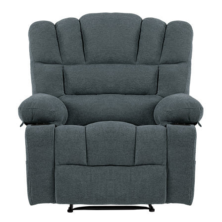 Perkins Power Recliner with Heat and Massage - Gray
