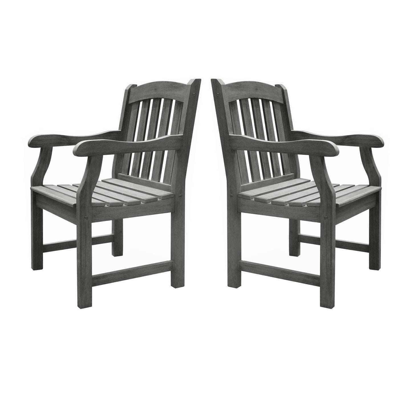 Malibu Outdoor Garden Armchair - Gray