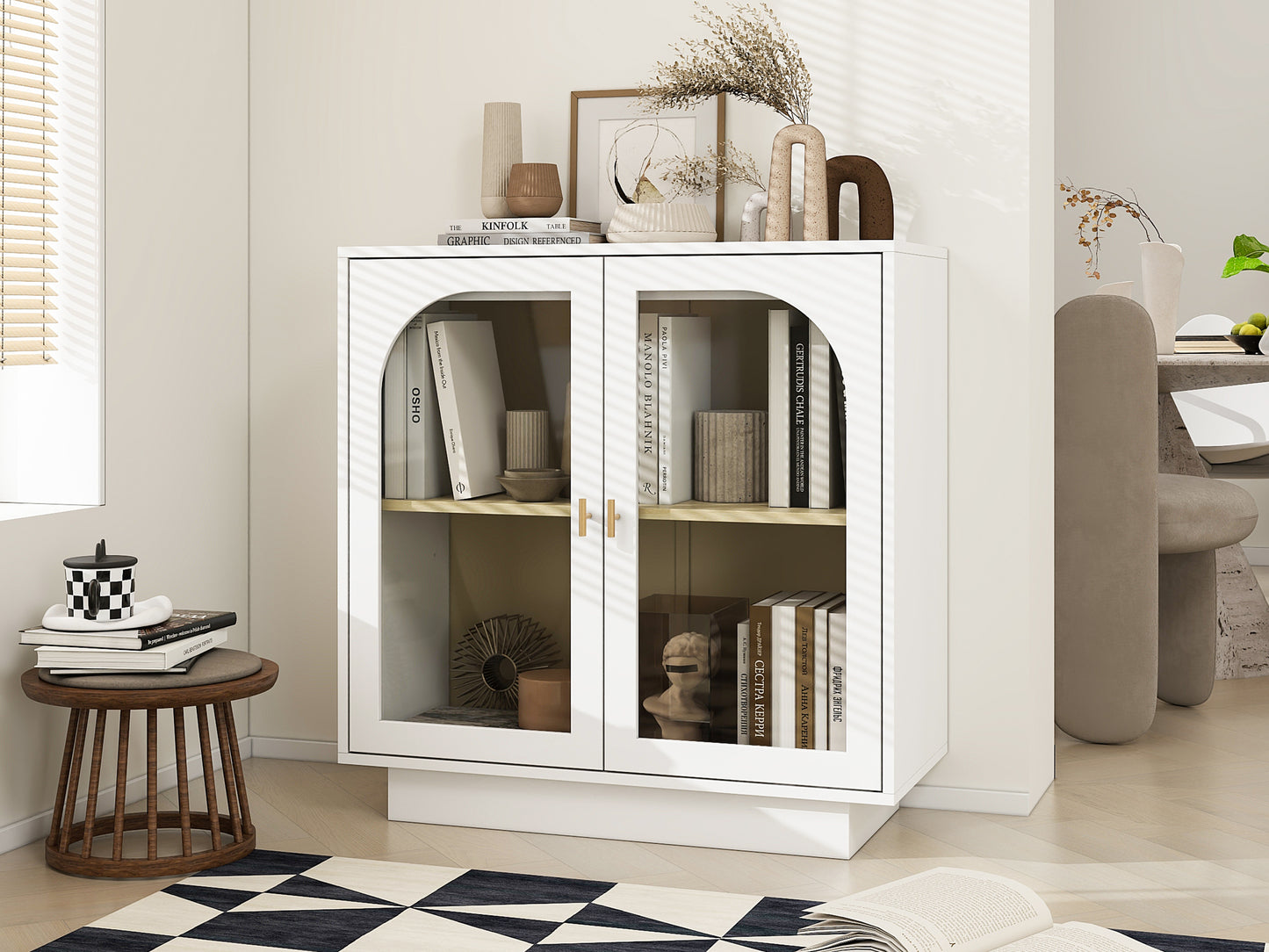 Parker Storage Cabinet - White