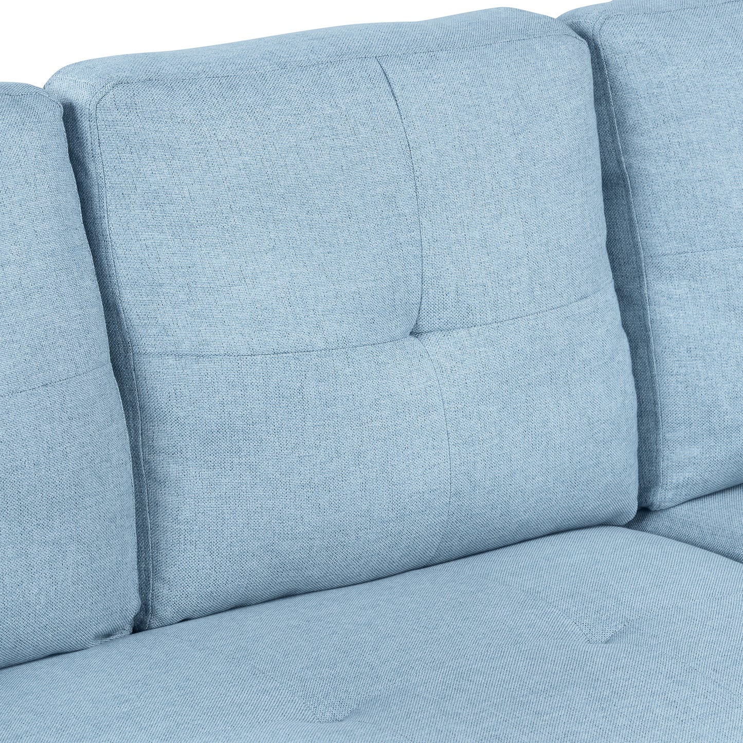 Oris Padded Pull Out Sofa Bed - Blue