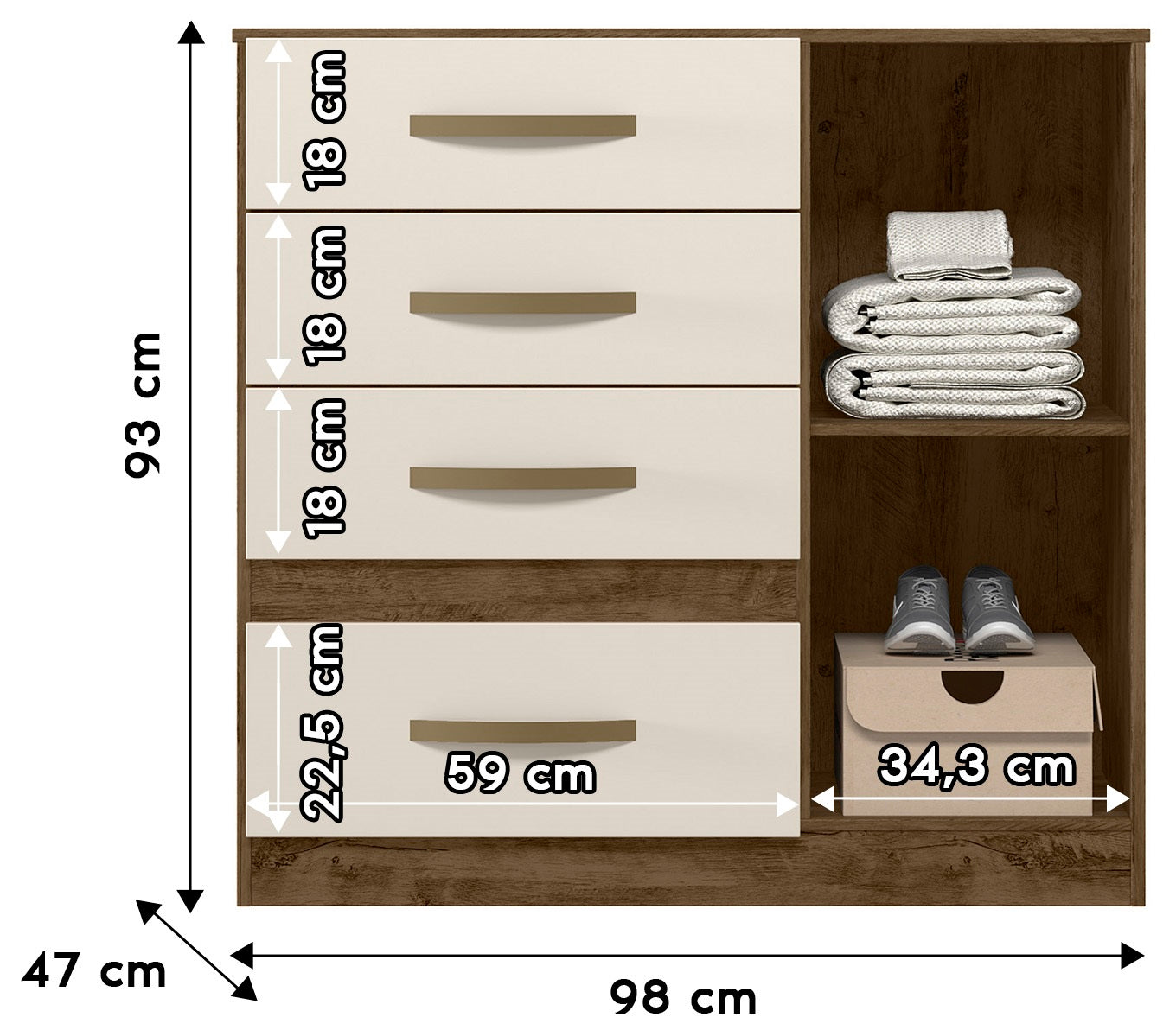 Chest Venus - Brown/Hazelnut Flex