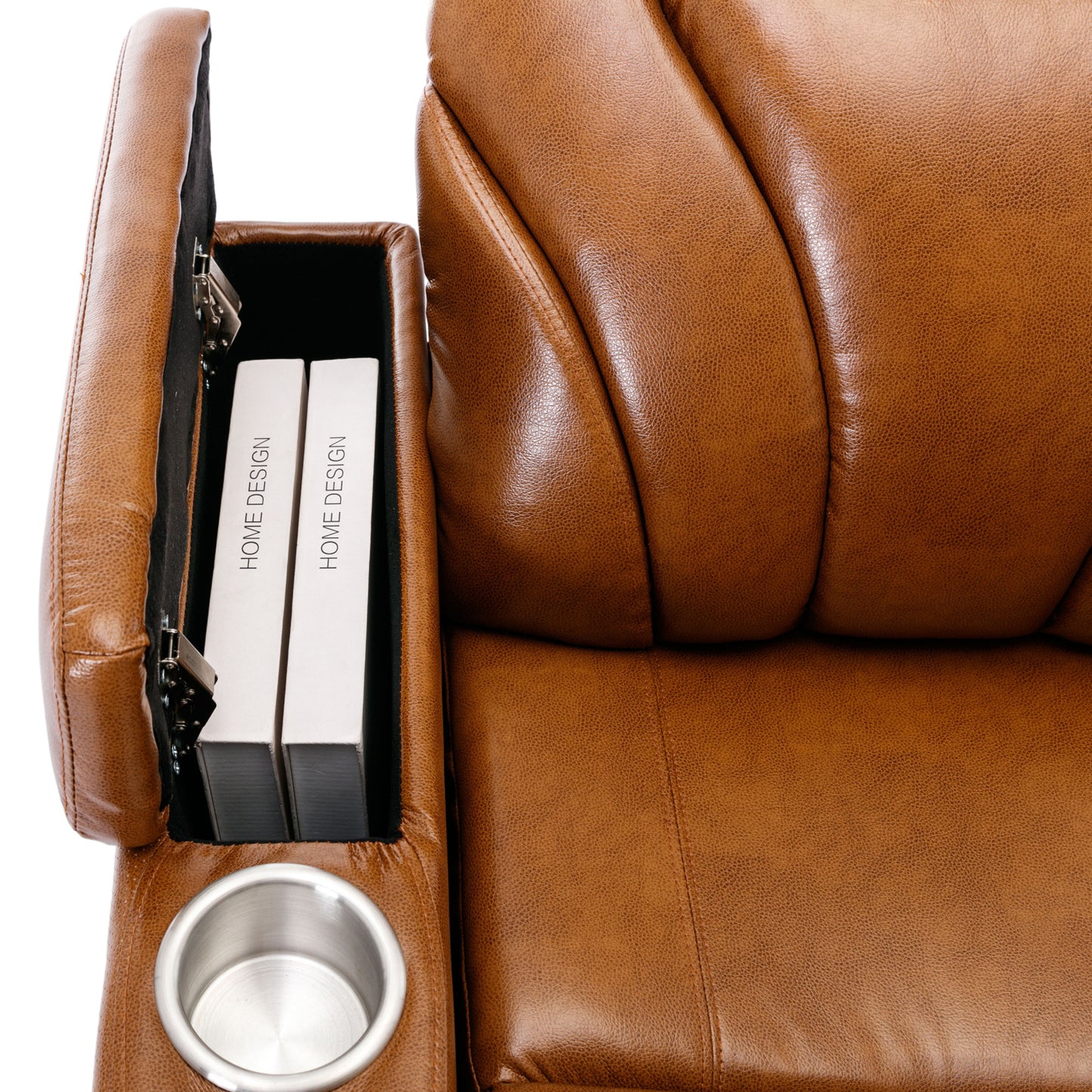 Orbit Power Motion Recliner - Light Brown
