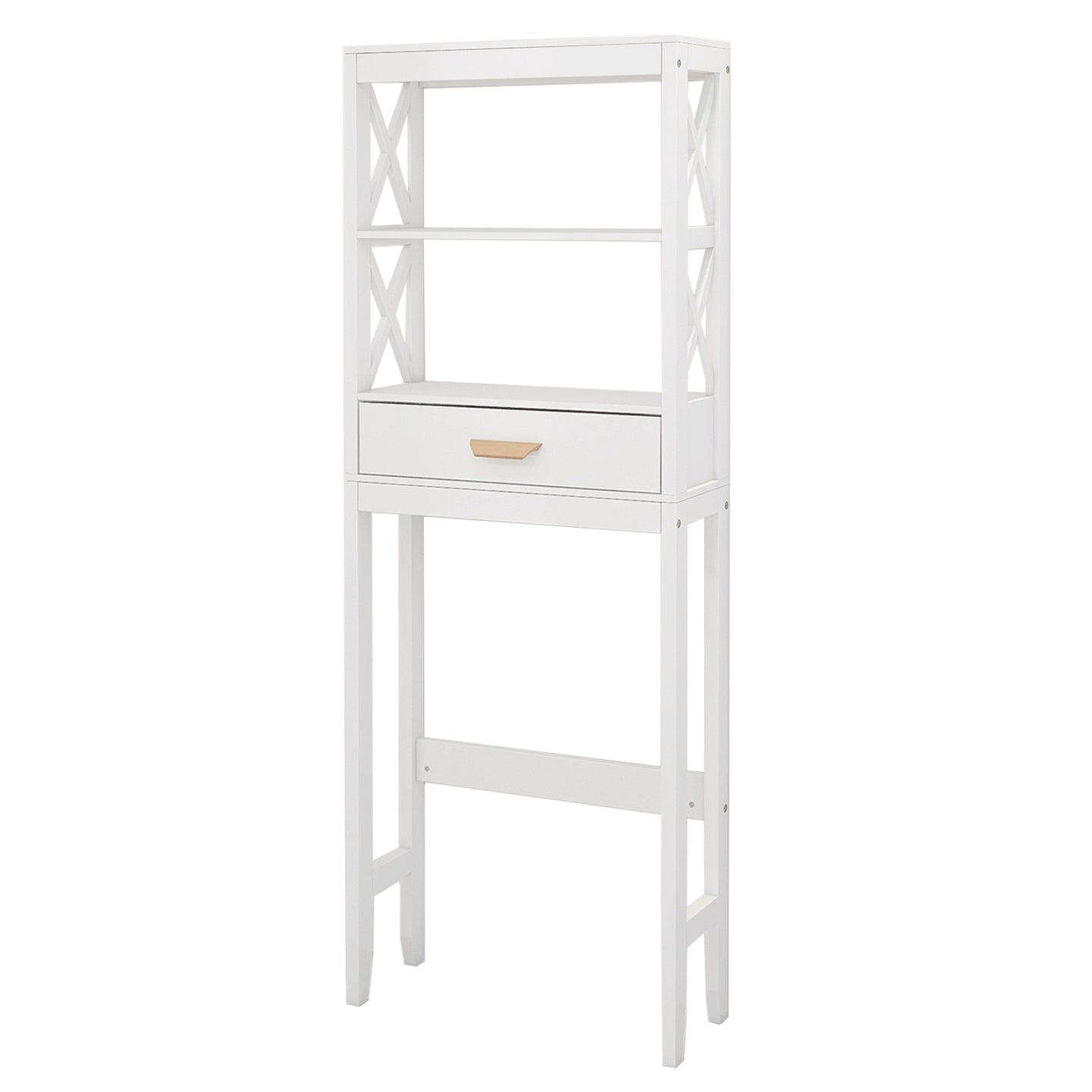 Aura Over-the-Toilet Storage Cabinet White