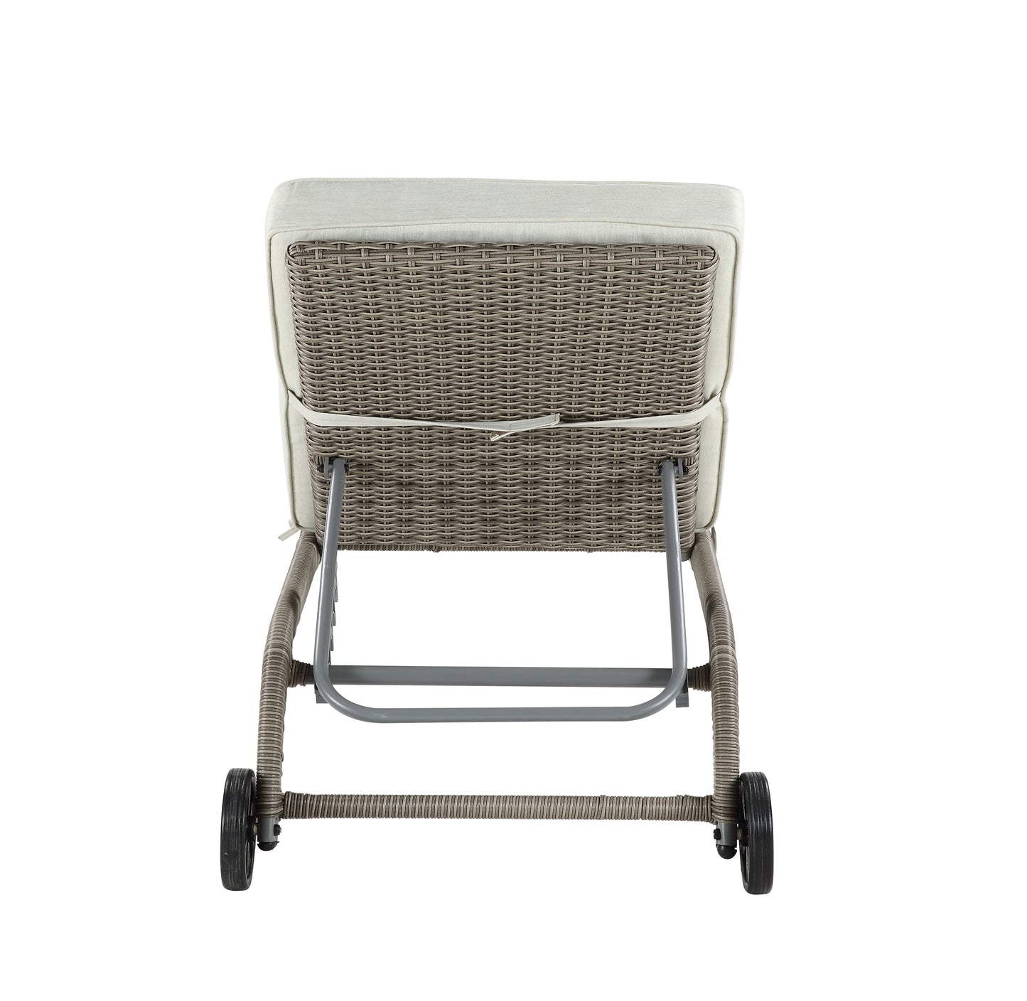 Salena Patio Sun Lounge with Whell - Beige