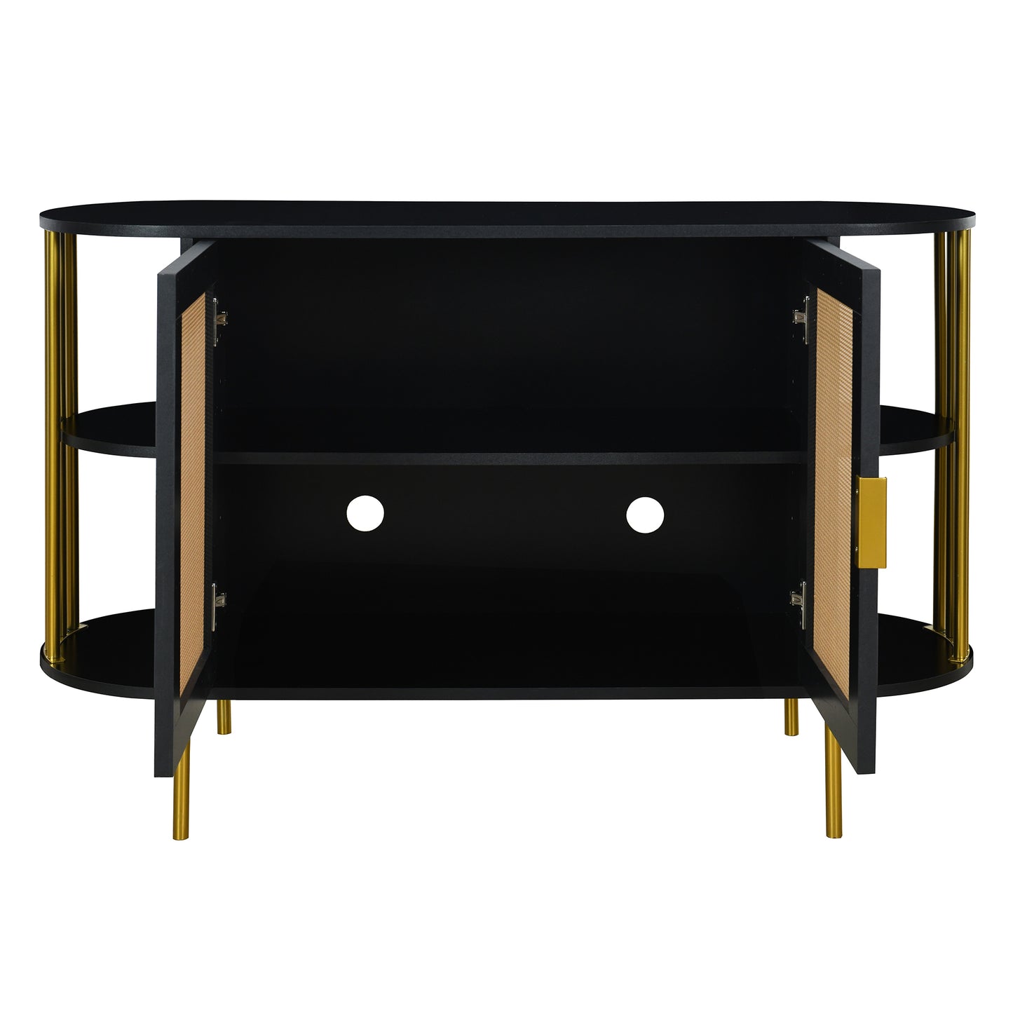 Amari 2- Rattan Door - Black