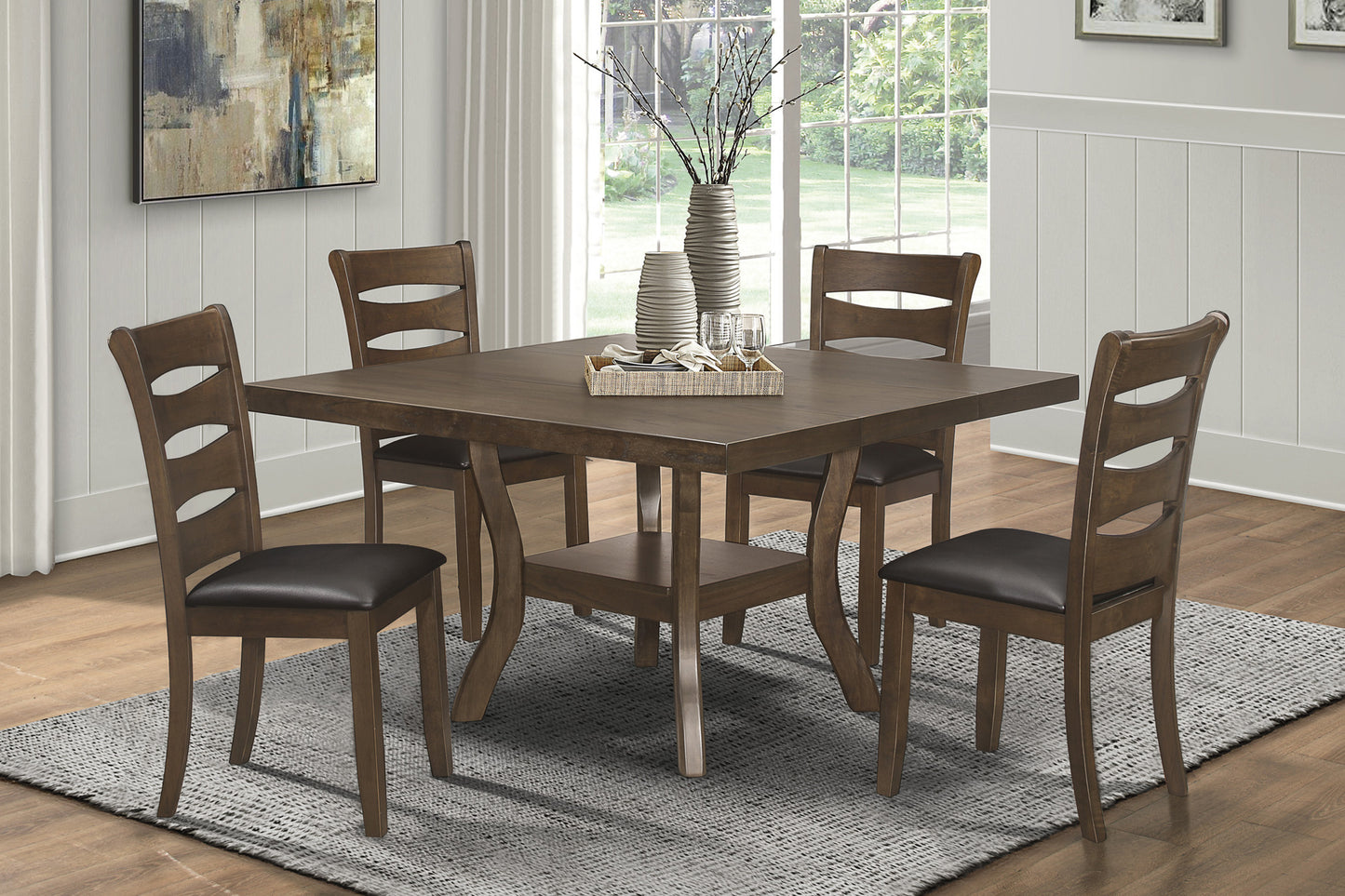 Fabio Dining Chair (Set of 2)- Brown