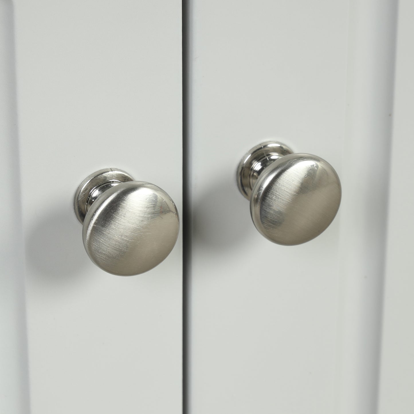 Modern Triangle Corner Cabinet - Gray