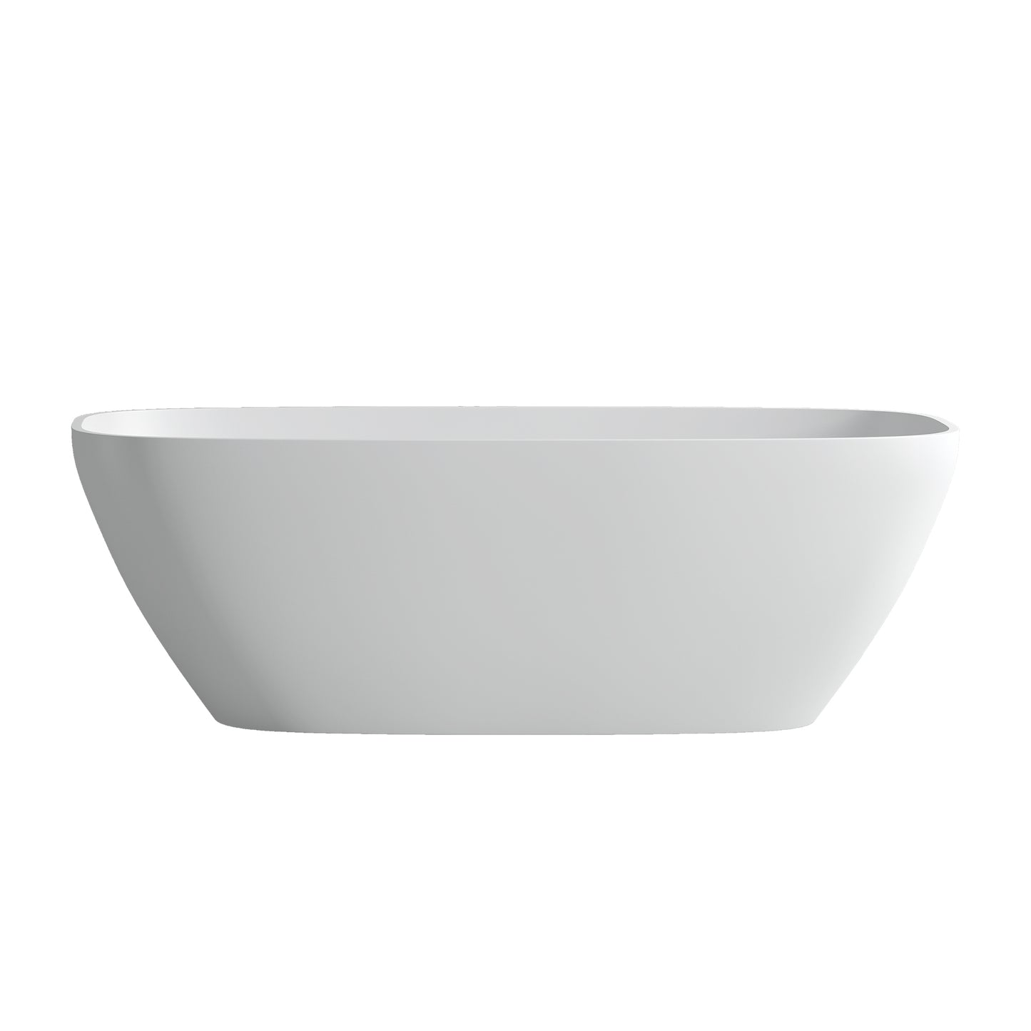 Laura 67" Solid Surface Bathtub - White