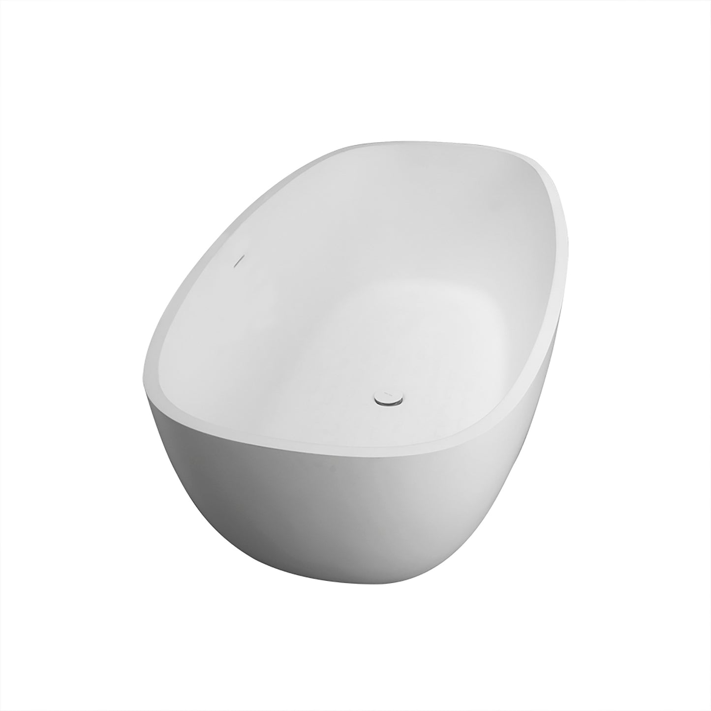 Laura 67" Solid Surface Bathtub - White