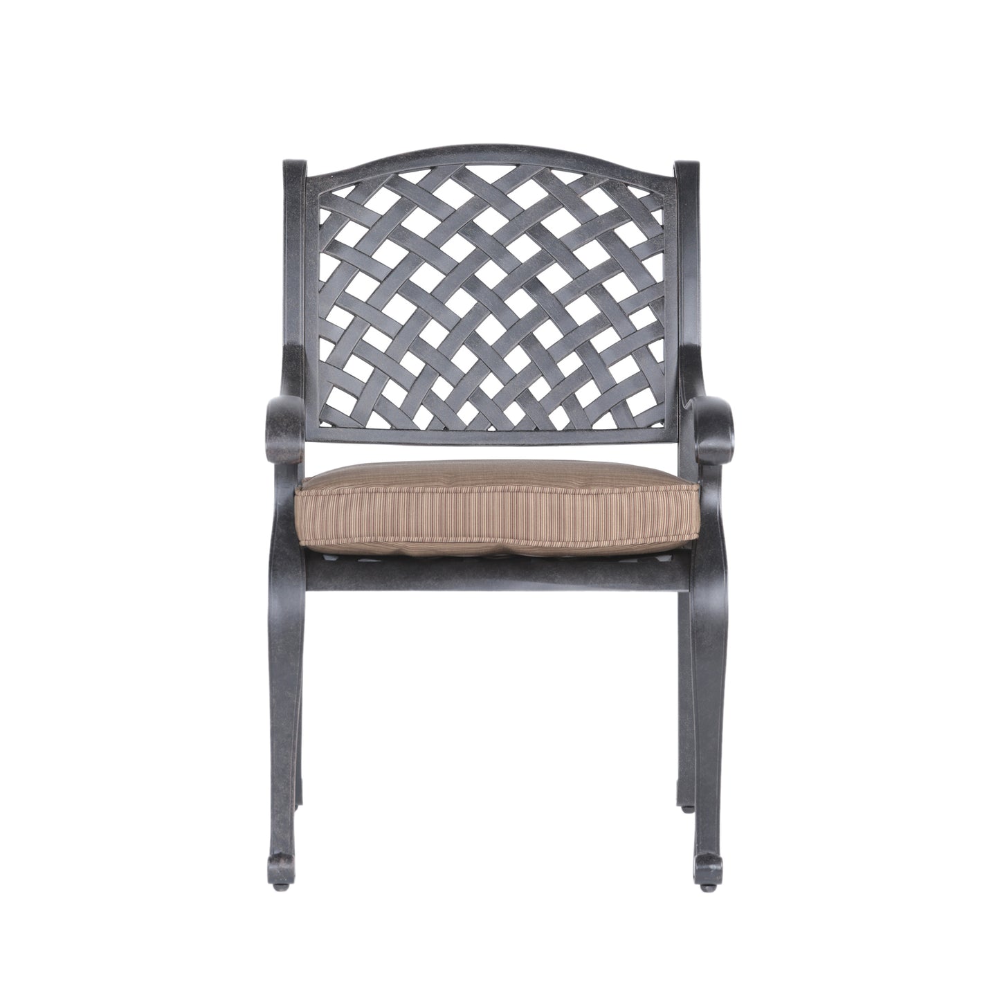 Mico Patio Dining Armchair With Cushion - Brown