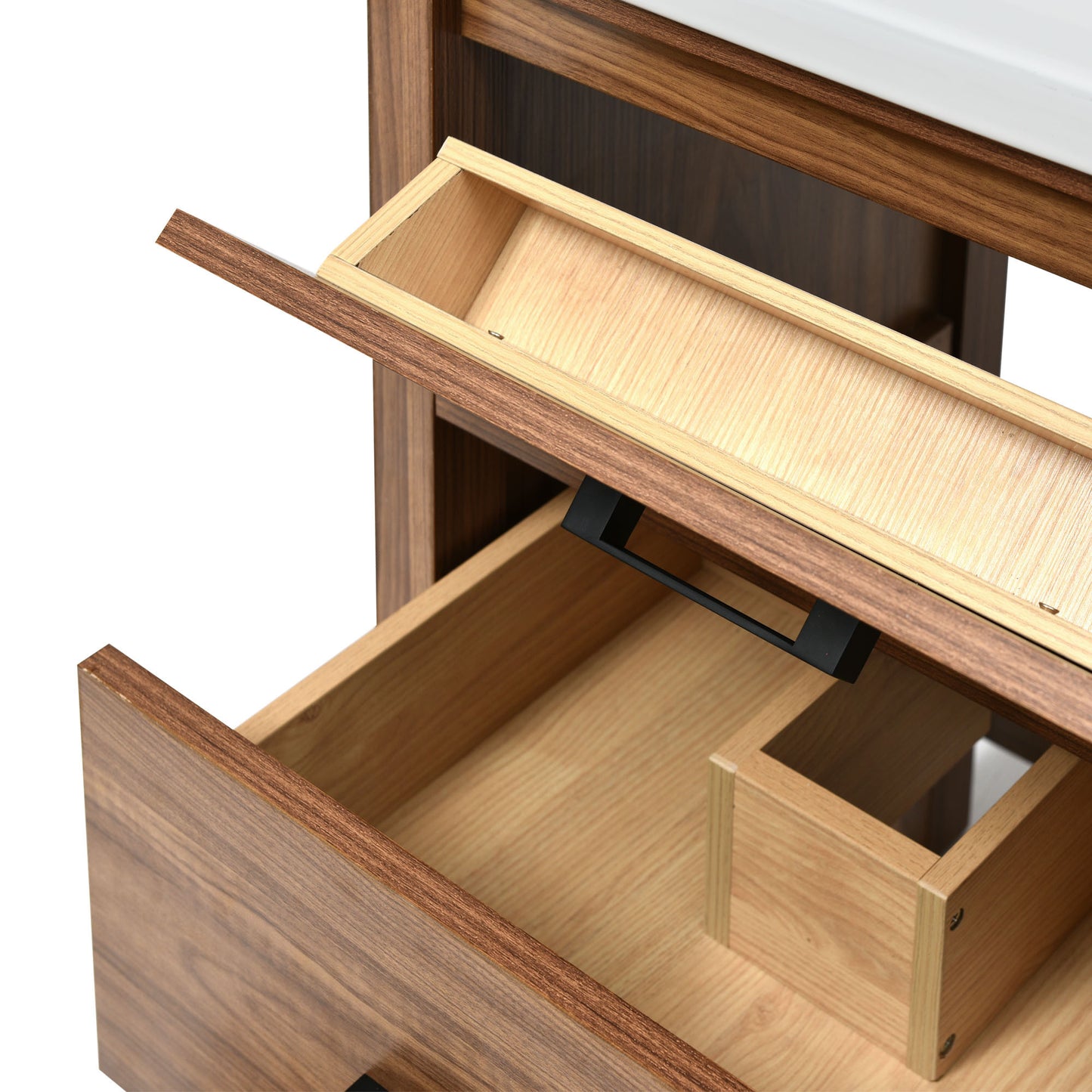 Freestanding Bathroom Vanity Cabinet with Ceramic Basin Sink