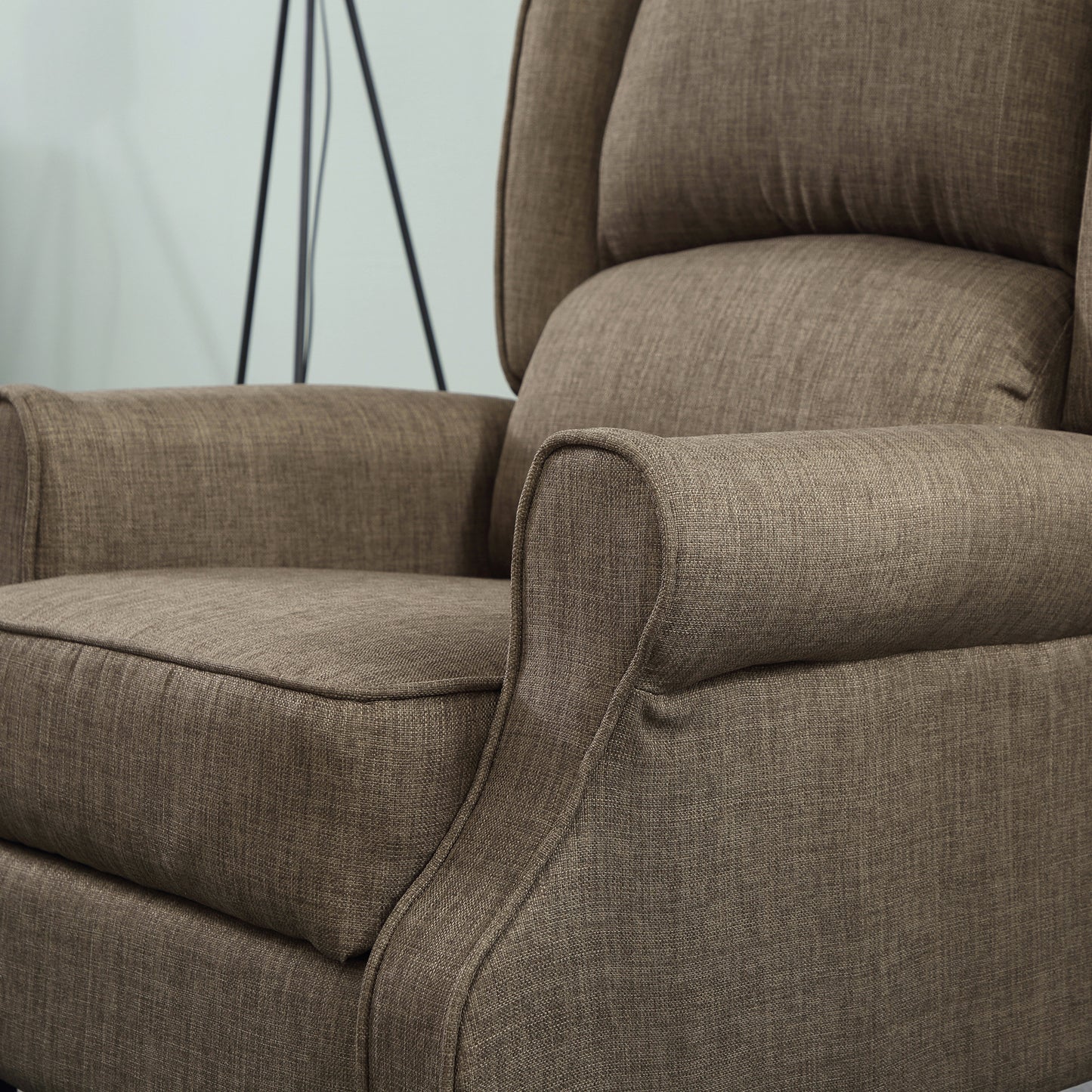 Alanna Massage Recliner Sofa with Heat - Brown