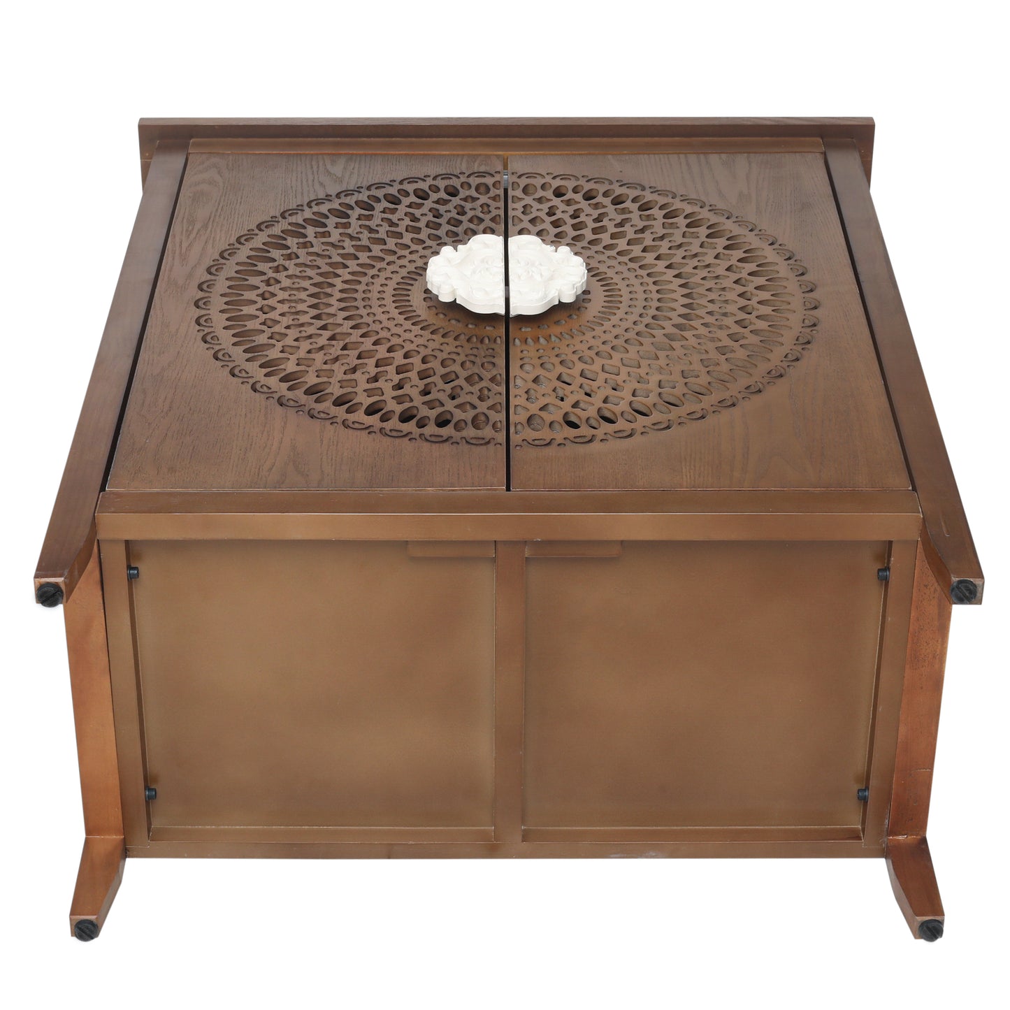 Arazo 2 Door Cabinet - Walnut