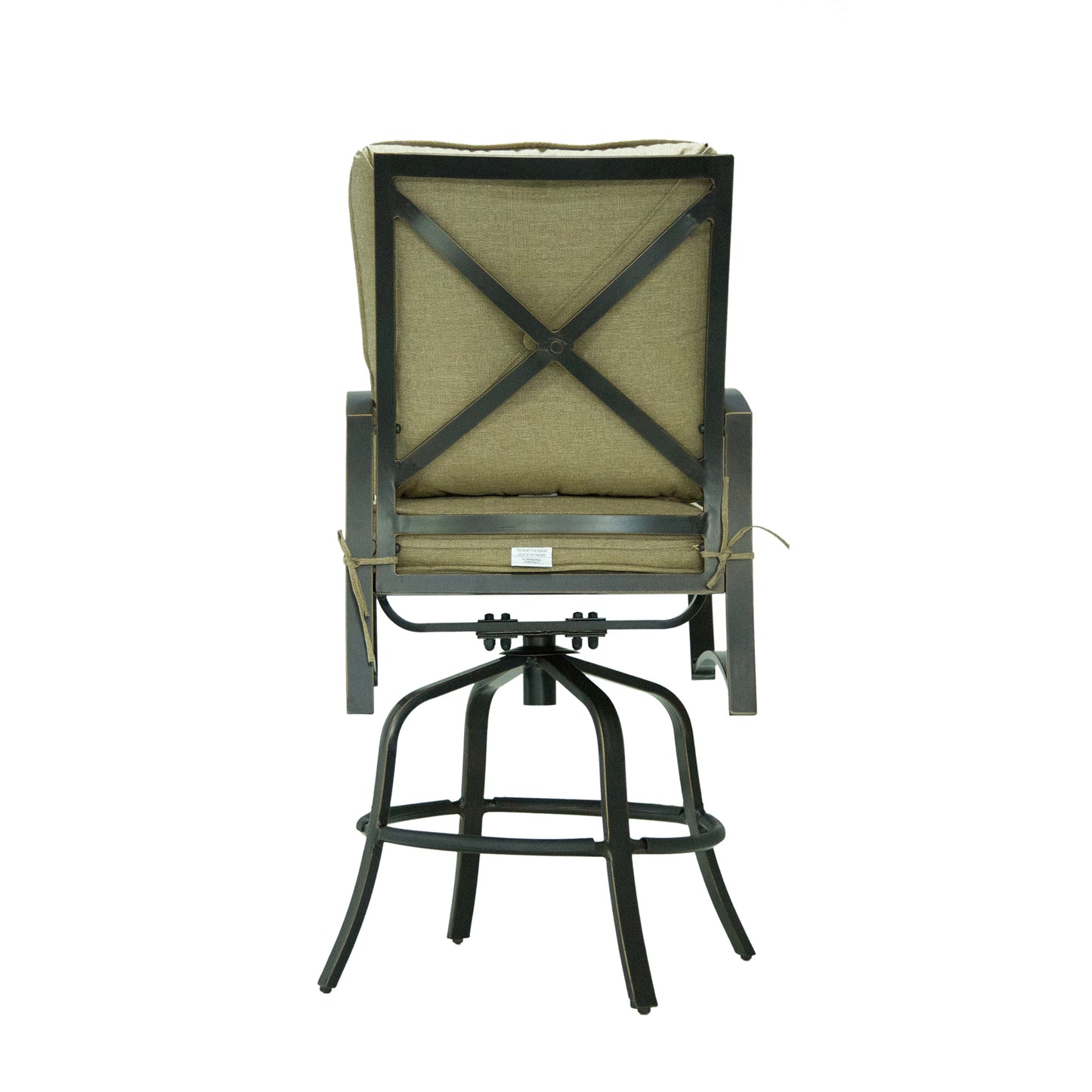 Rayna Outdoor Bar Stool (Set of 2) - Antique Bronze