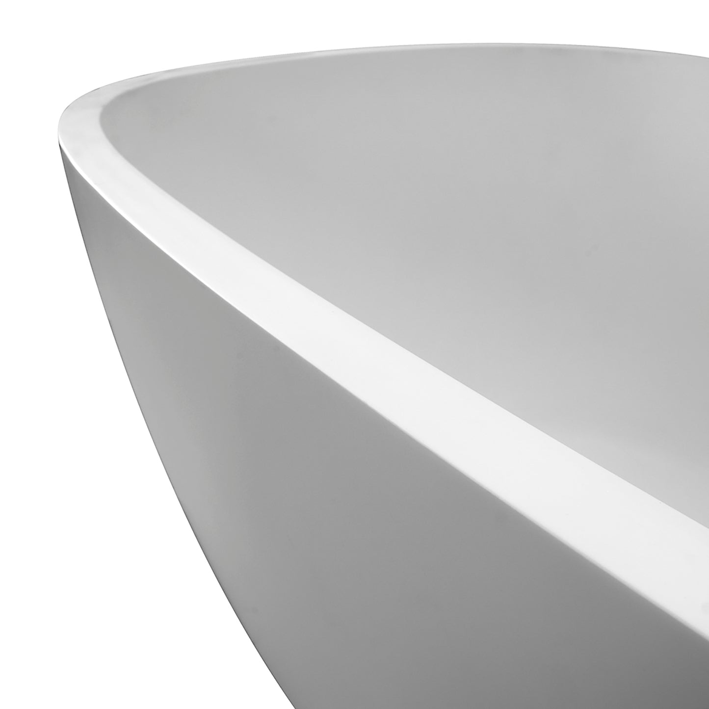 Laura 67" Solid Surface Bathtub - White
