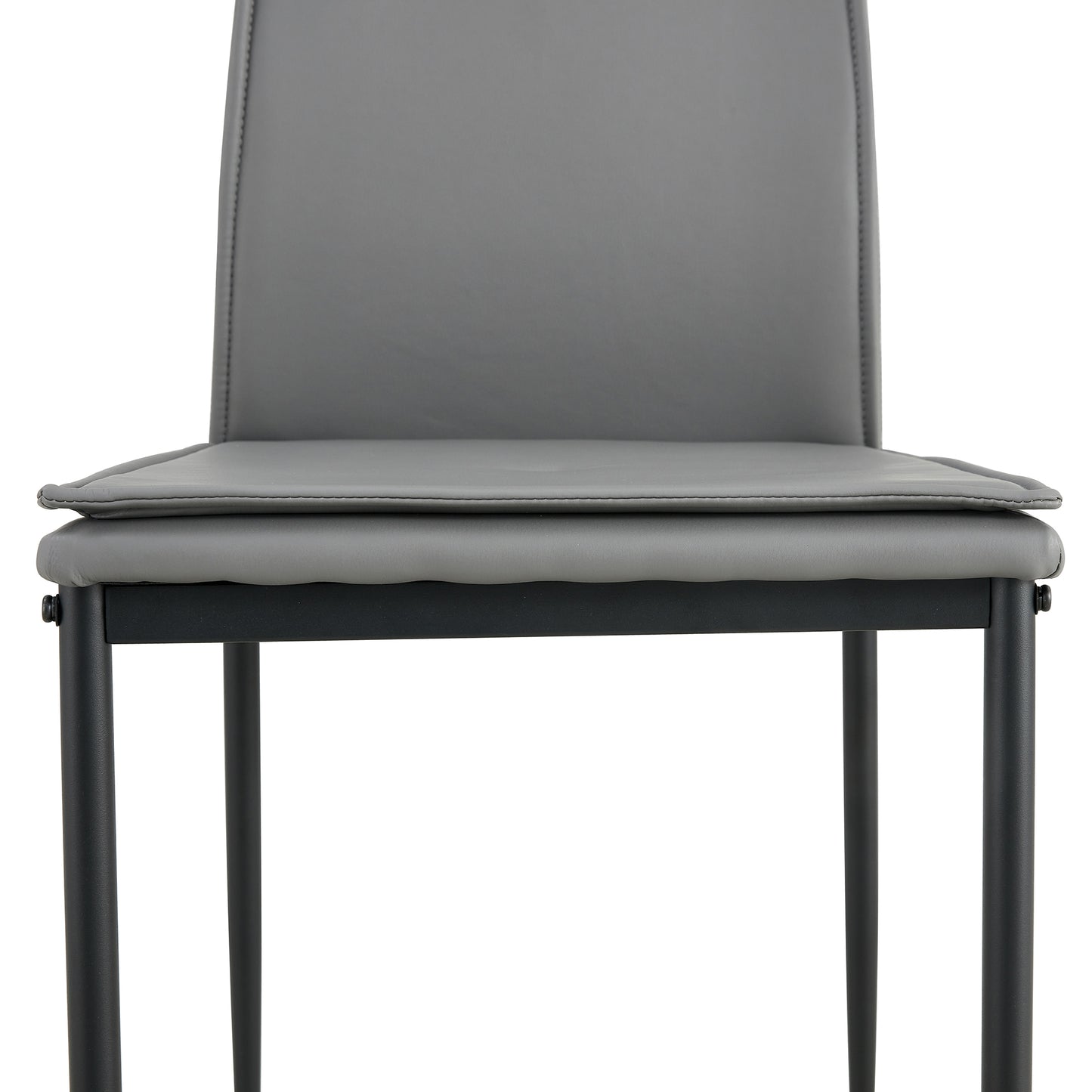 Wester Dining Chairs with Metal Leg (Set of 4) - Gray