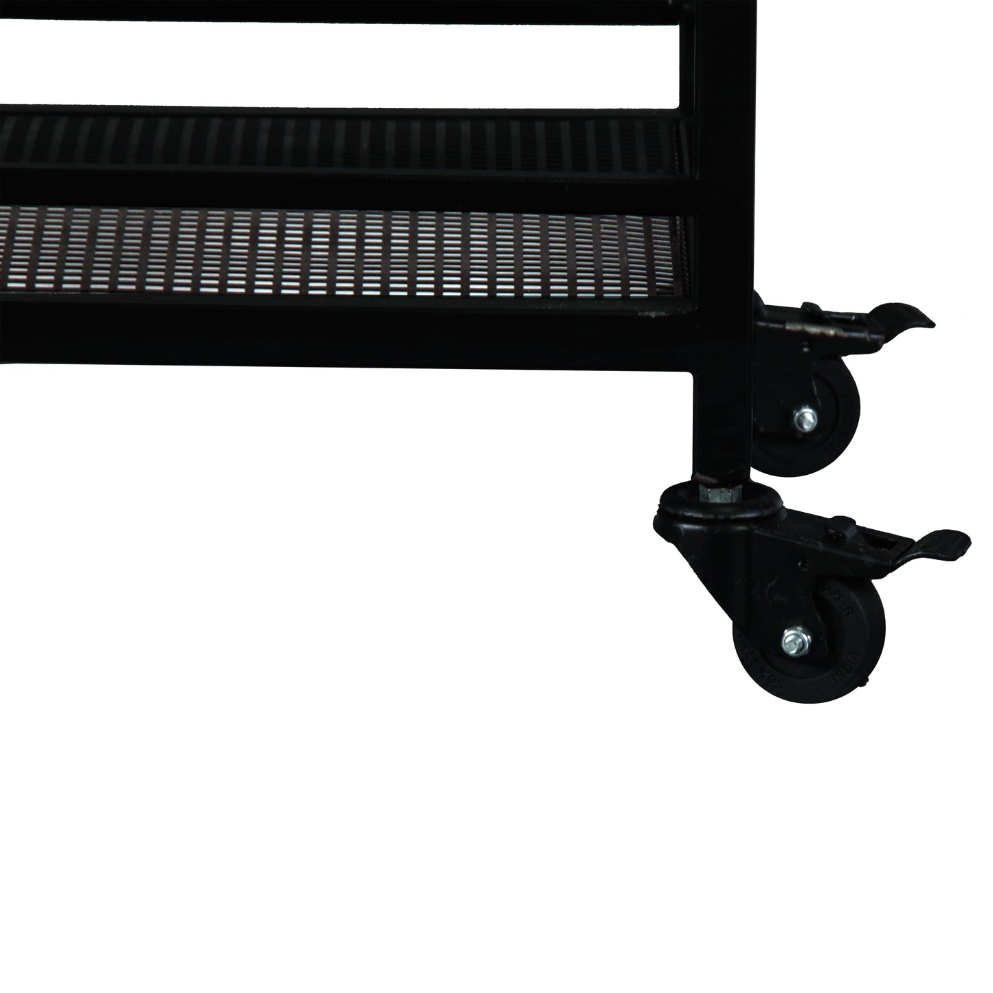 Smart Serve Bar Cart 3 Tier Tray Top and Storage