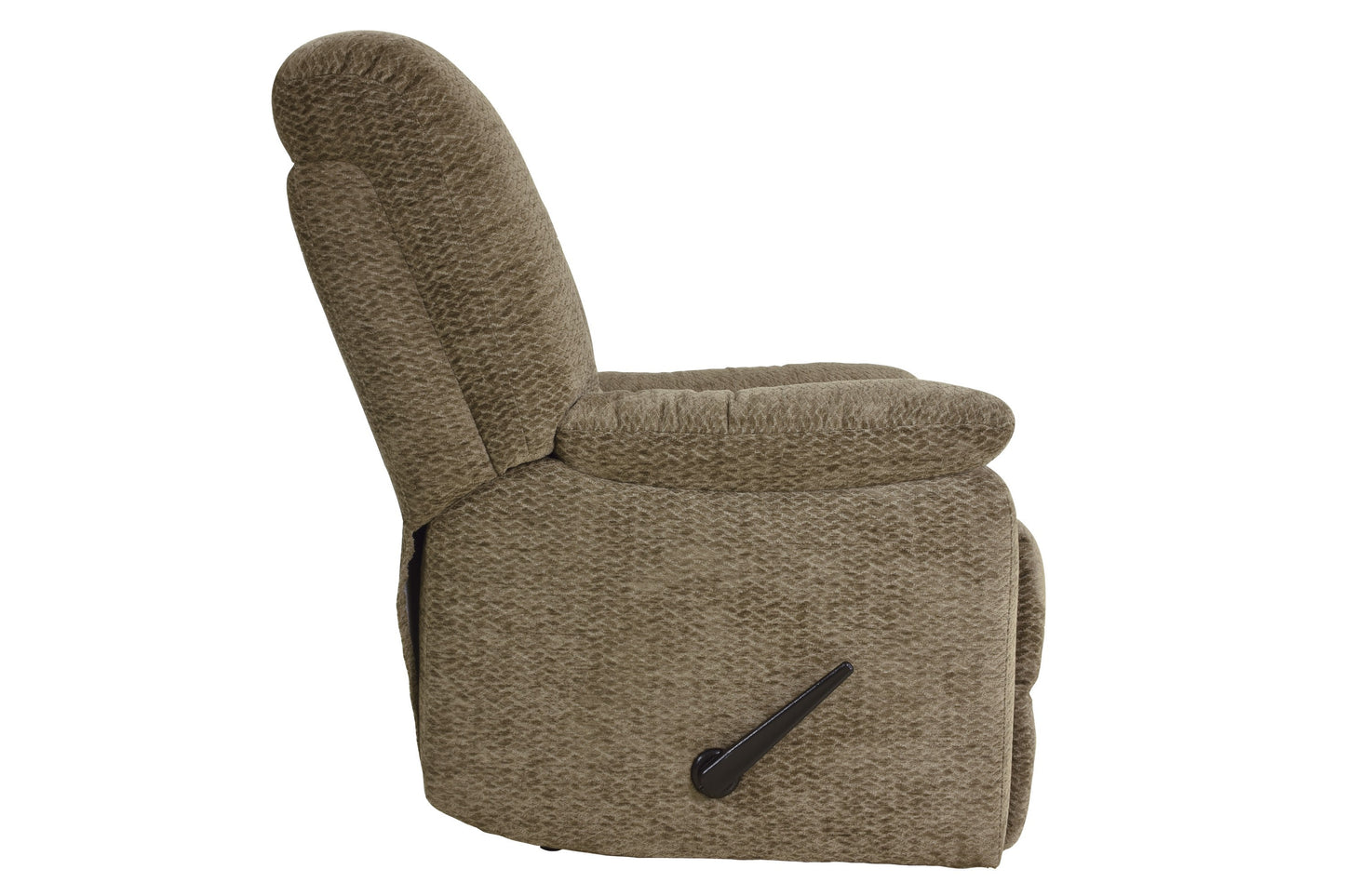 Weston Chenille Fabric Reclining Chair - Brown