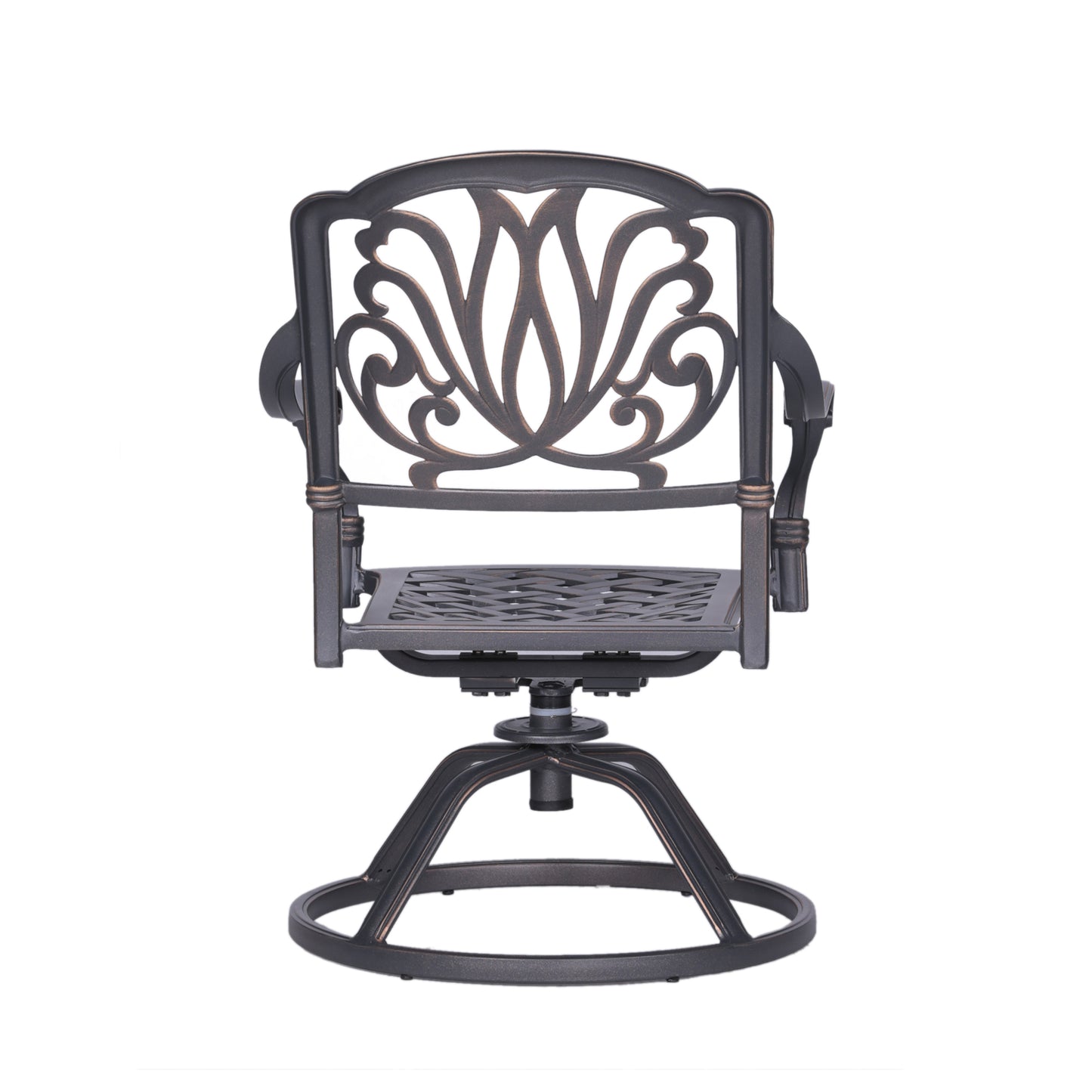 Savanna Patio Outdoor Aluminum Swivel Rocker Chairs (Set of 2) - Desert Sand