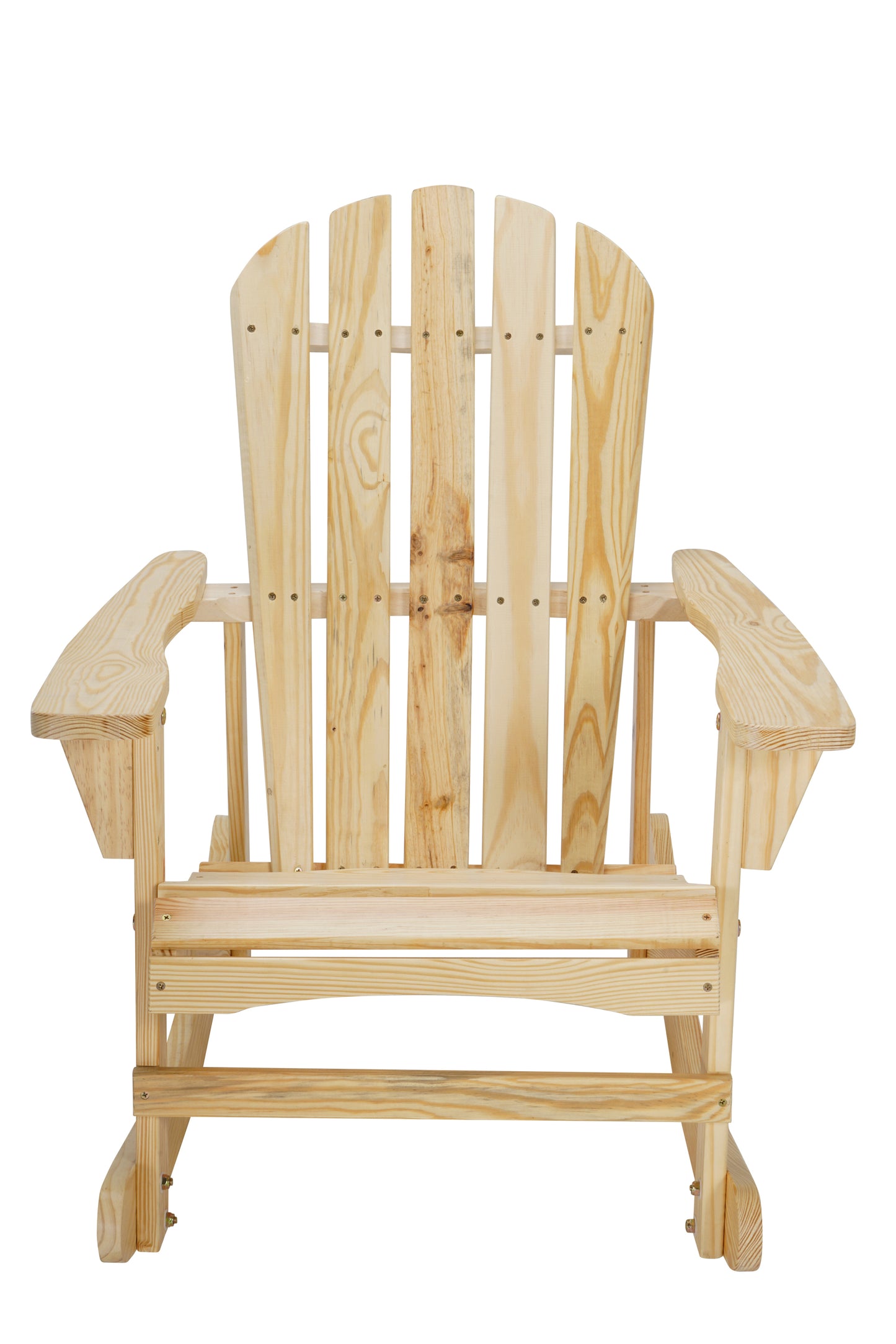 Garvin Adirondack Rocking Chair Solid Wood - Natural