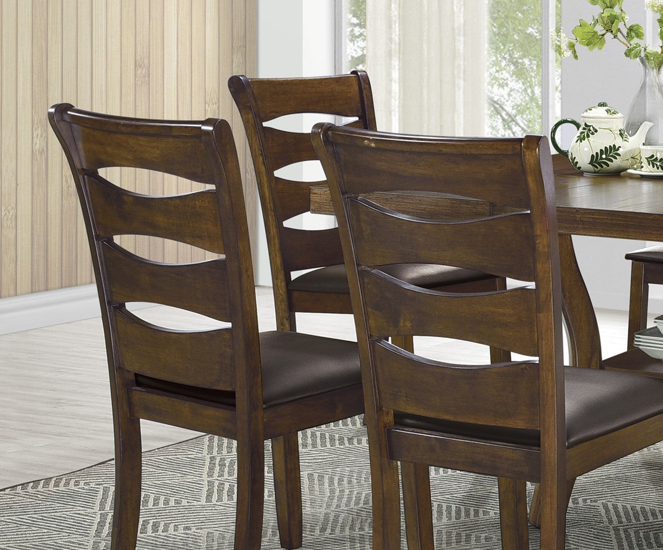 Fabio Dining Chair (Set of 2)- Brown