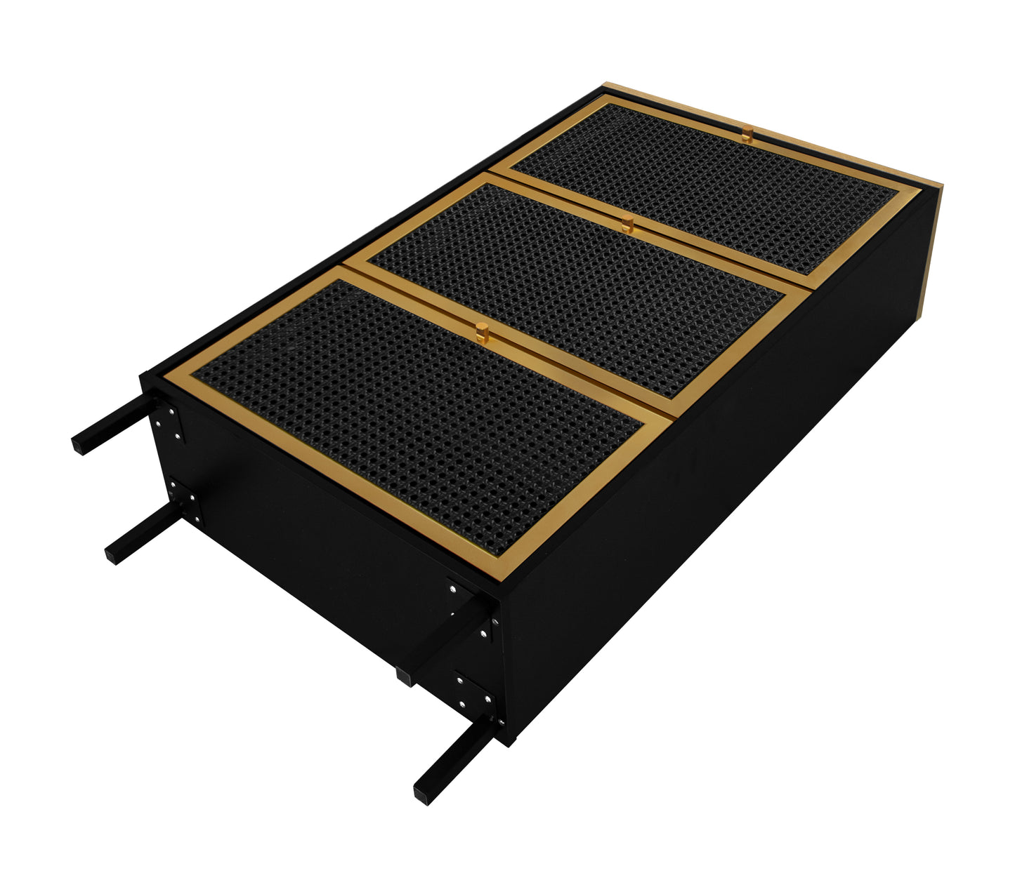 Razo Metal Door Shoe Rack - Black