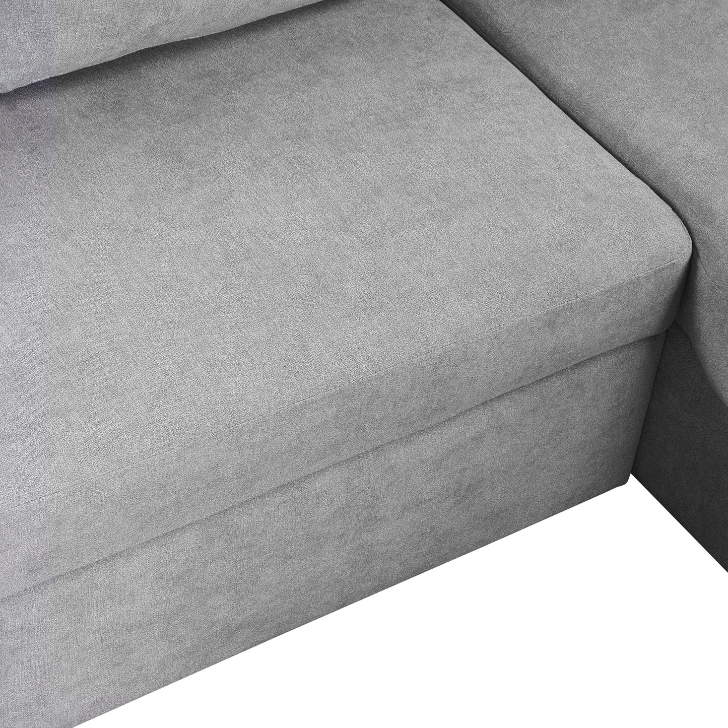 Otto Convertible Sleeper Sofa Bed W Storage - Gray