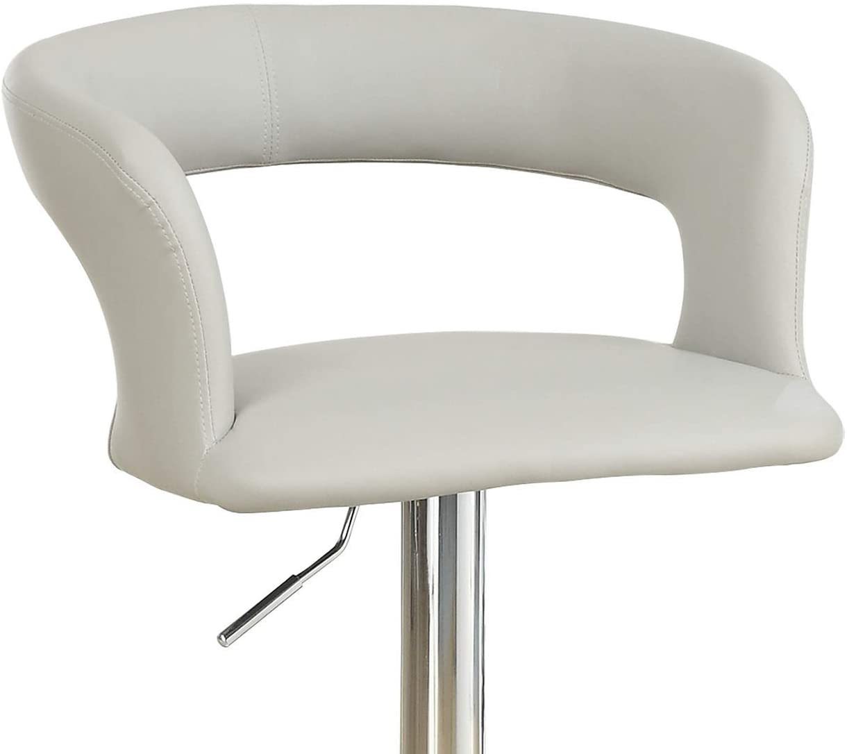 Enox Adjustable Heigh Bar Stool - White Set of 2