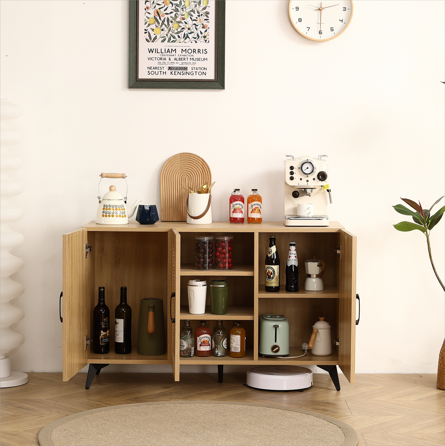 Alivia 3- RattanDoor Sideboard Buffet