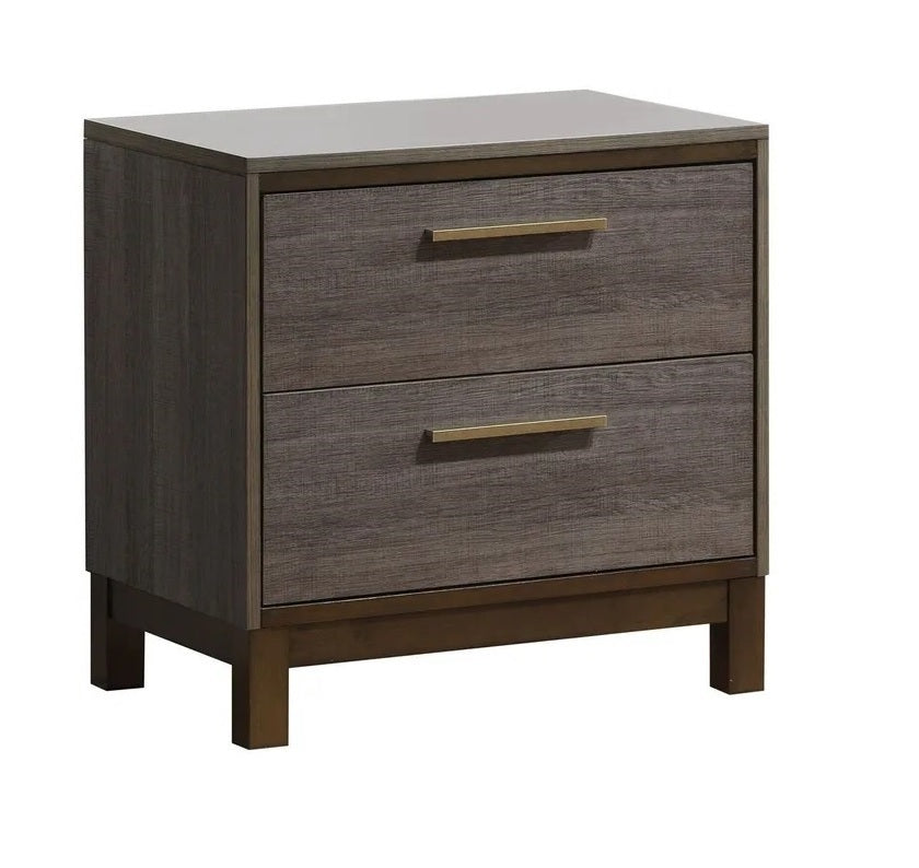 Vara Nightstand Two Tone - Gray