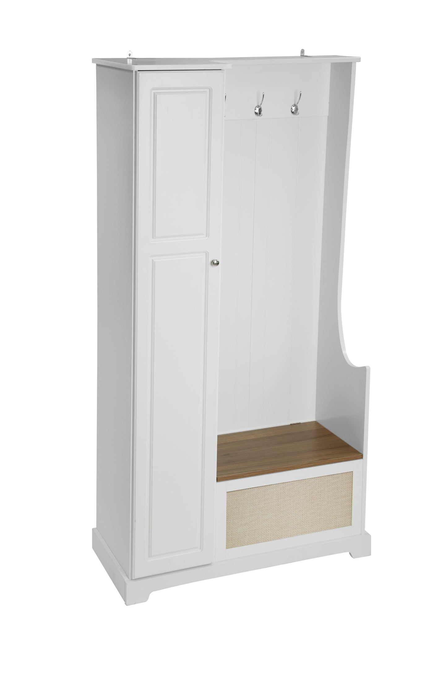 Tero 1 Door Closet - White