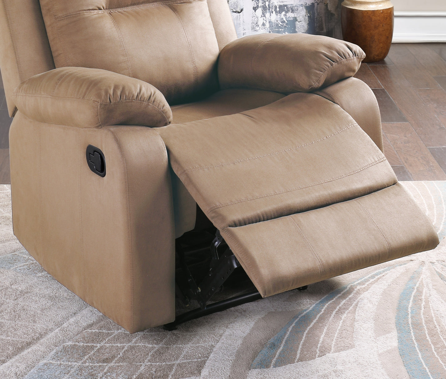 Freda Microfiber Motion Recliner - Peat