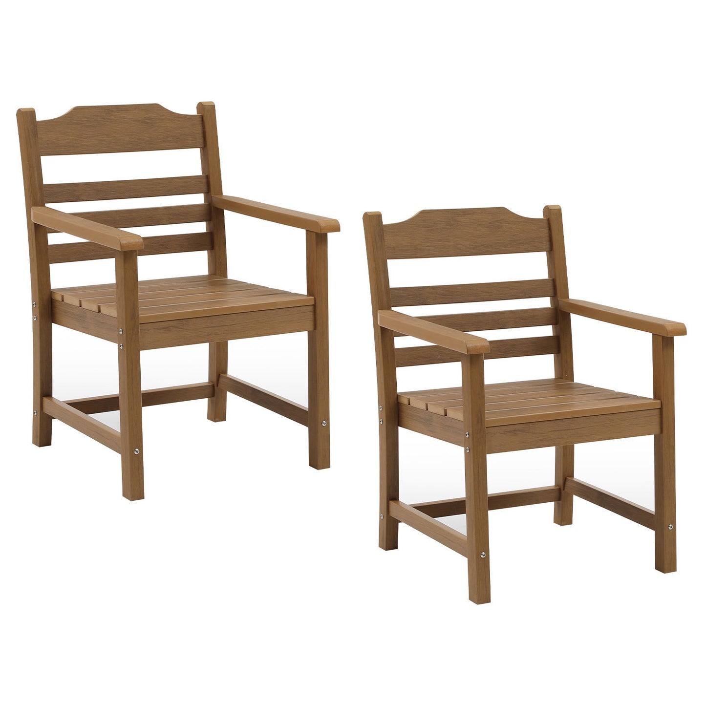 Erna Patio Dining Chair (Set of 2) - Light Teak