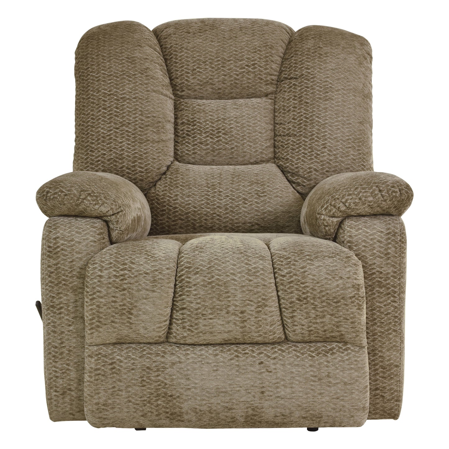 Weston Chenille Fabric Reclining Chair - Brown