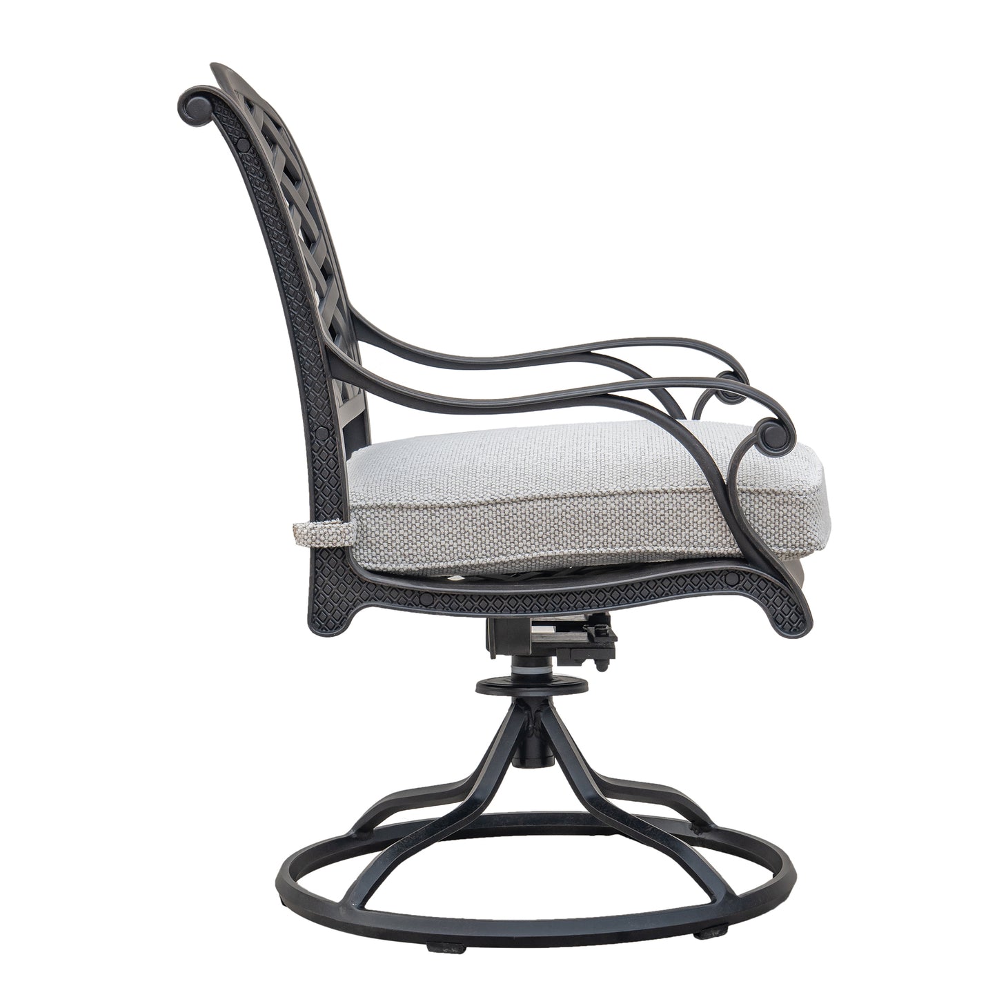 Kowa Outdoor Dining Swivel Rockers with Cushions (Set of 2)