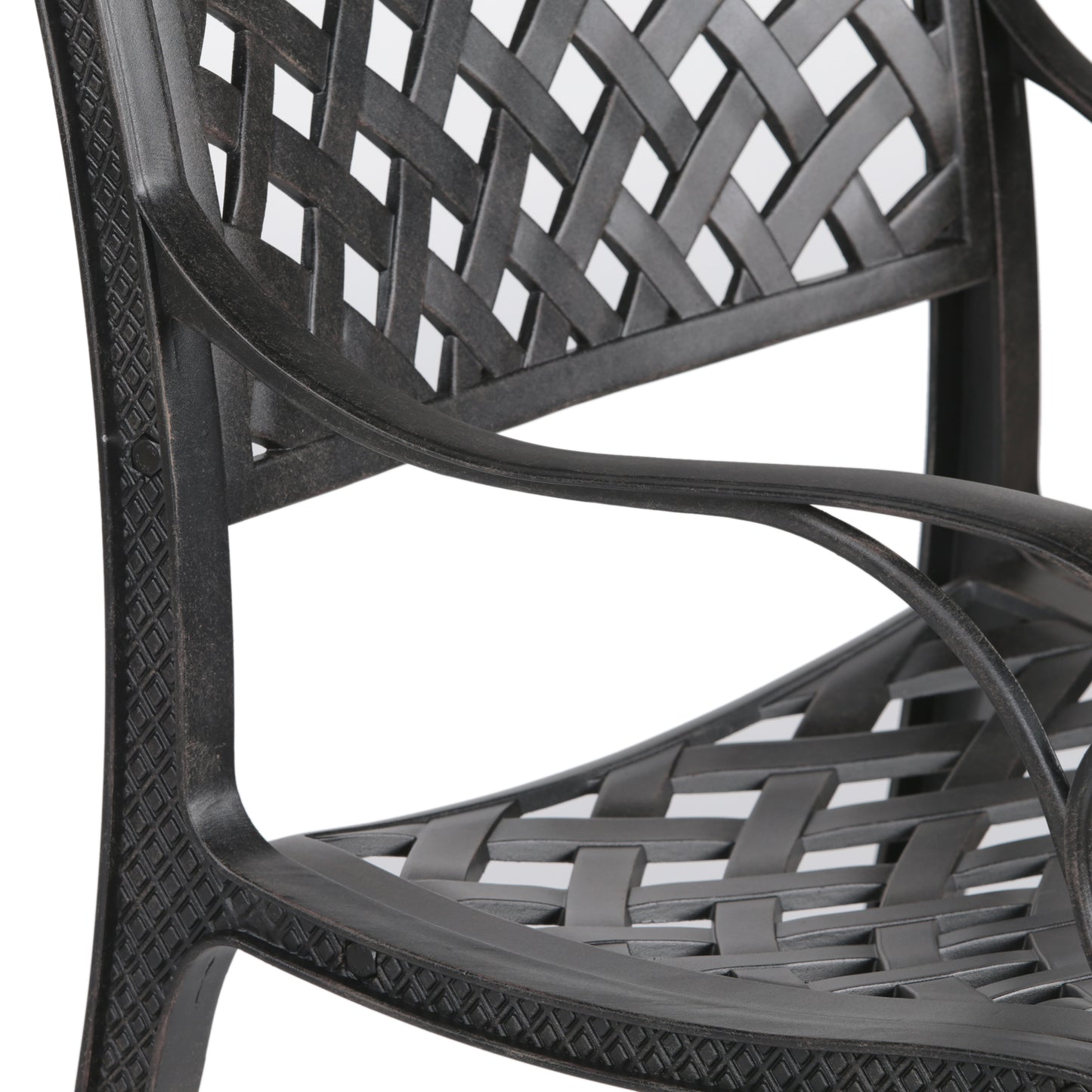 Mico Patio Dining Armchair With Cushion - Brown