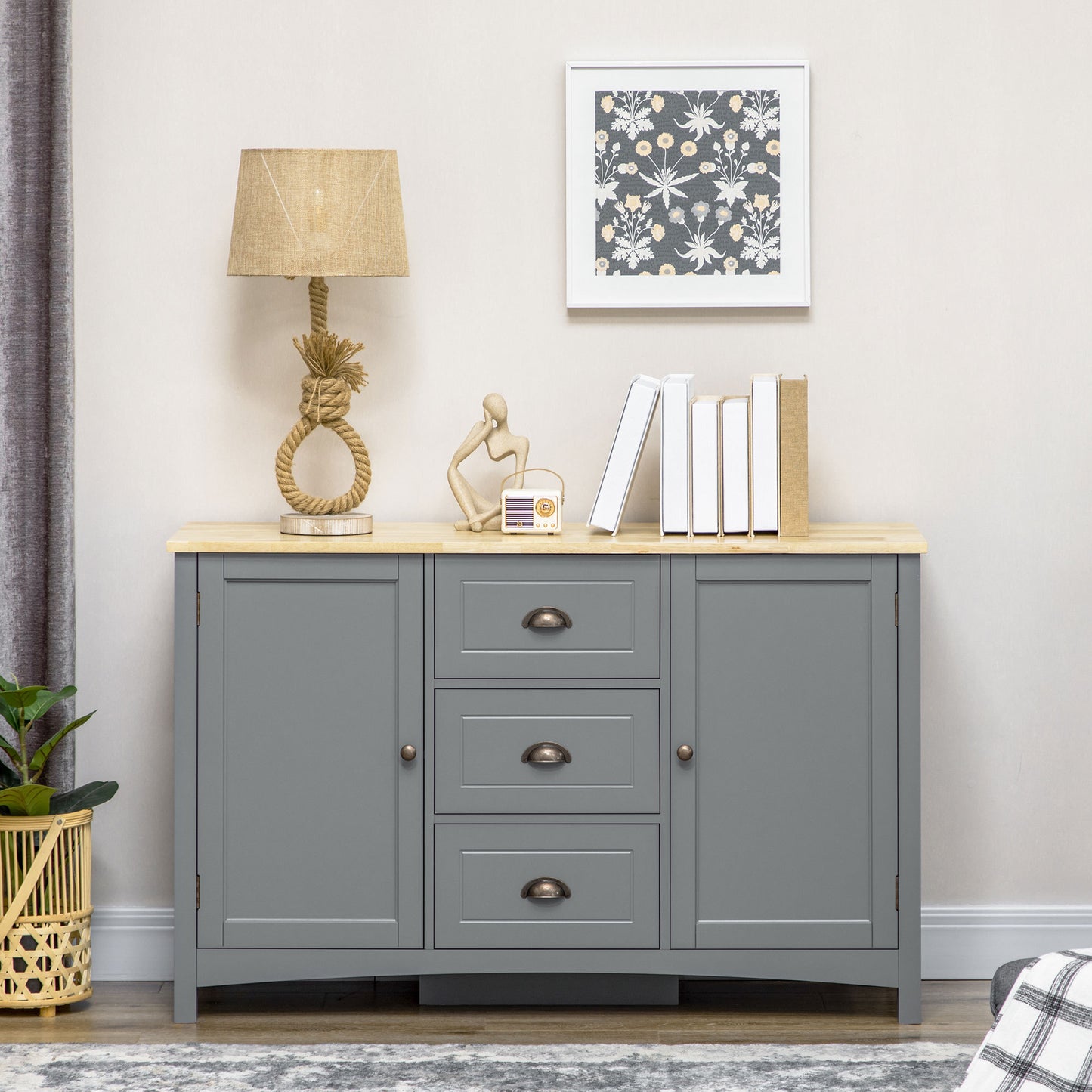 Clara Sideboard Buffet - Gray