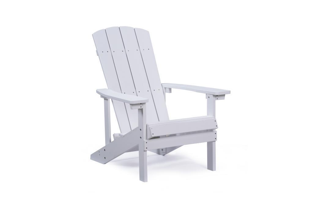 Aleta Patio Hips Plastic Adirondack Chair Lounger (2-Pack) - White