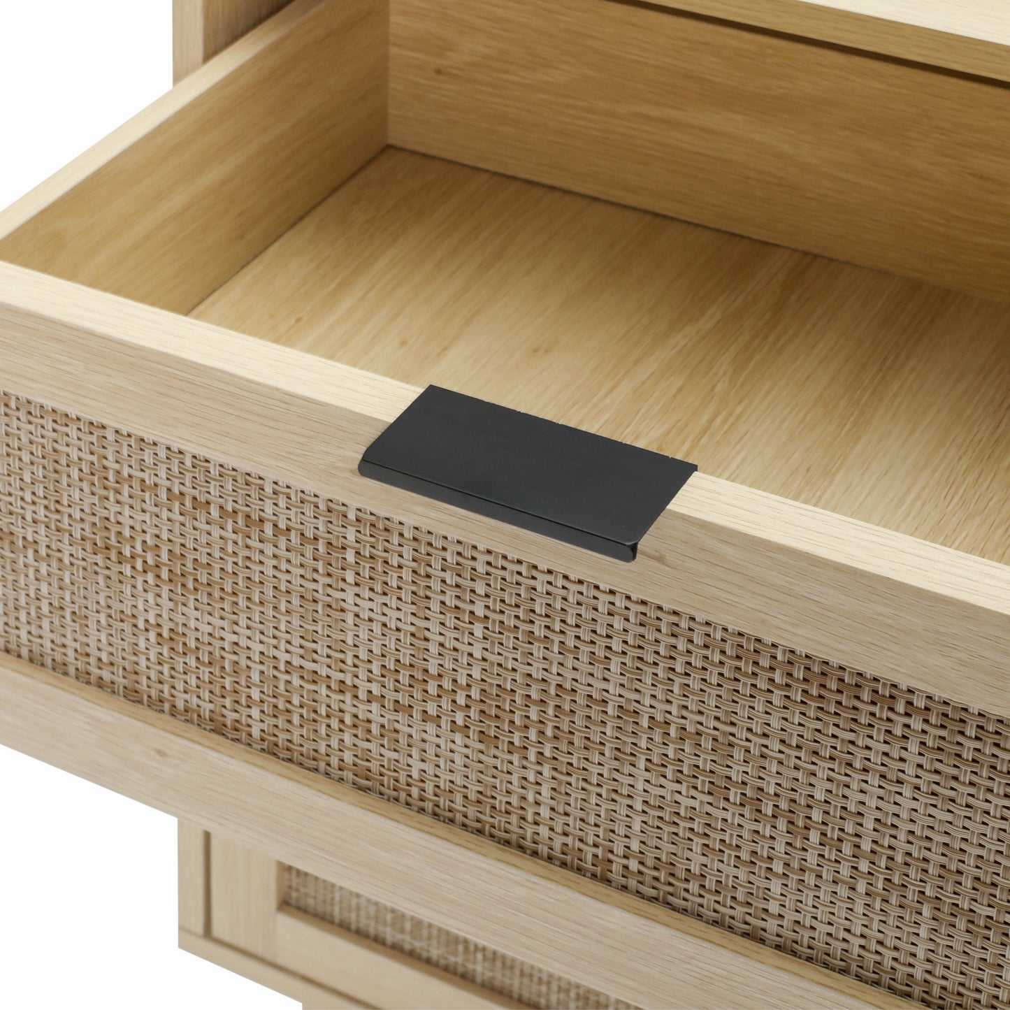Kooboo 3 Drawer Nightstand End Table - Natural