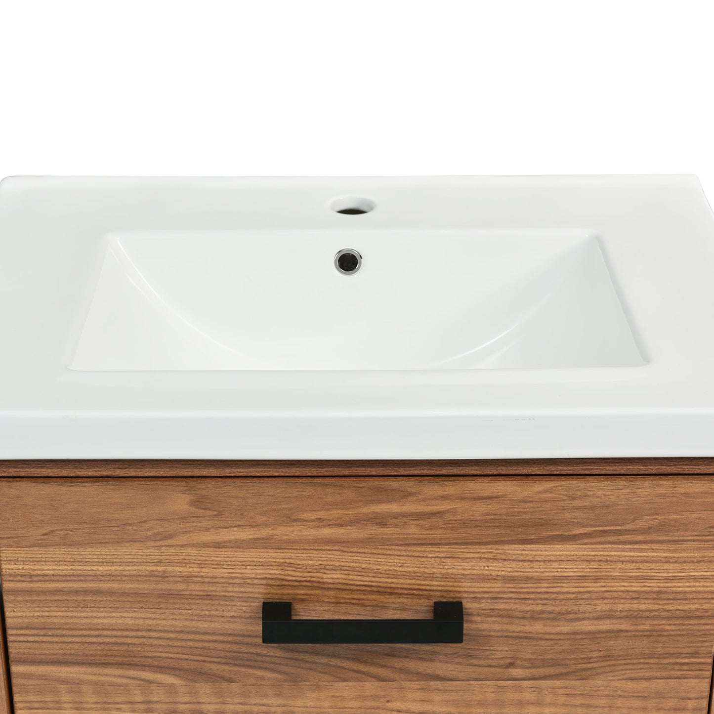 Freestanding Bathroom Vanity Cabinet with Ceramic Basin Sink